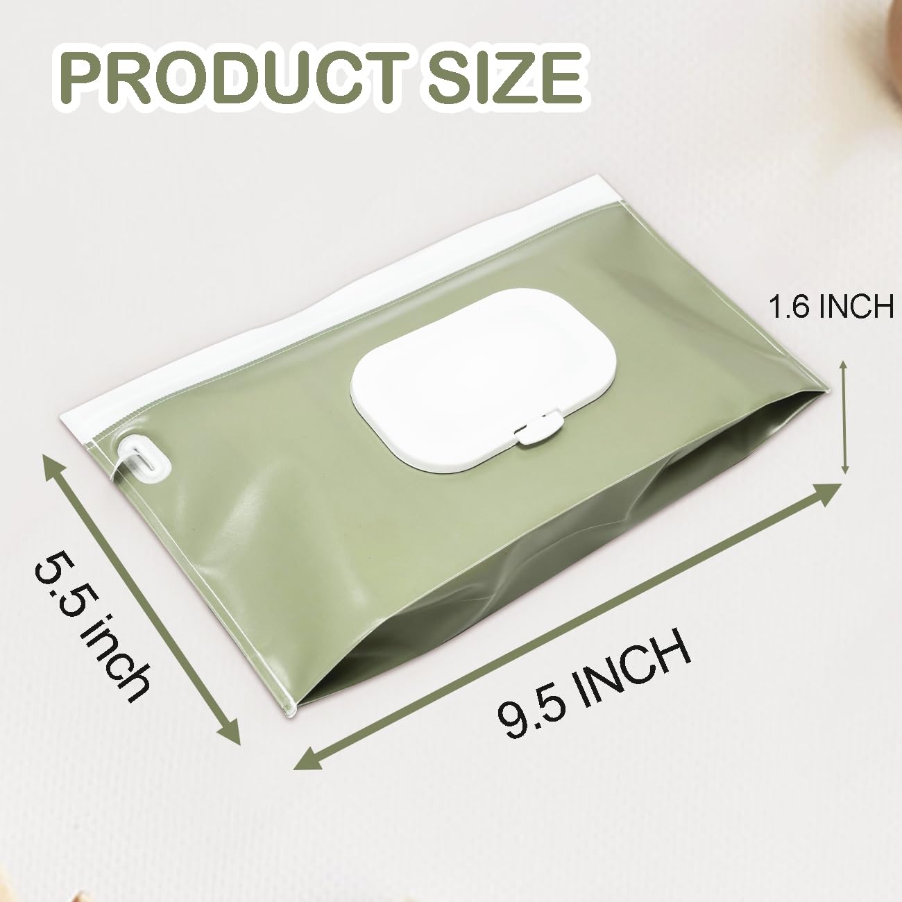 Soporte para toallitas para bebé, dispensador de toallas, paquete de 3 recipientes recargables portátiles, funda reutilizable para toallitas de viaje, impermeable y a prueba de polvo, soporte para