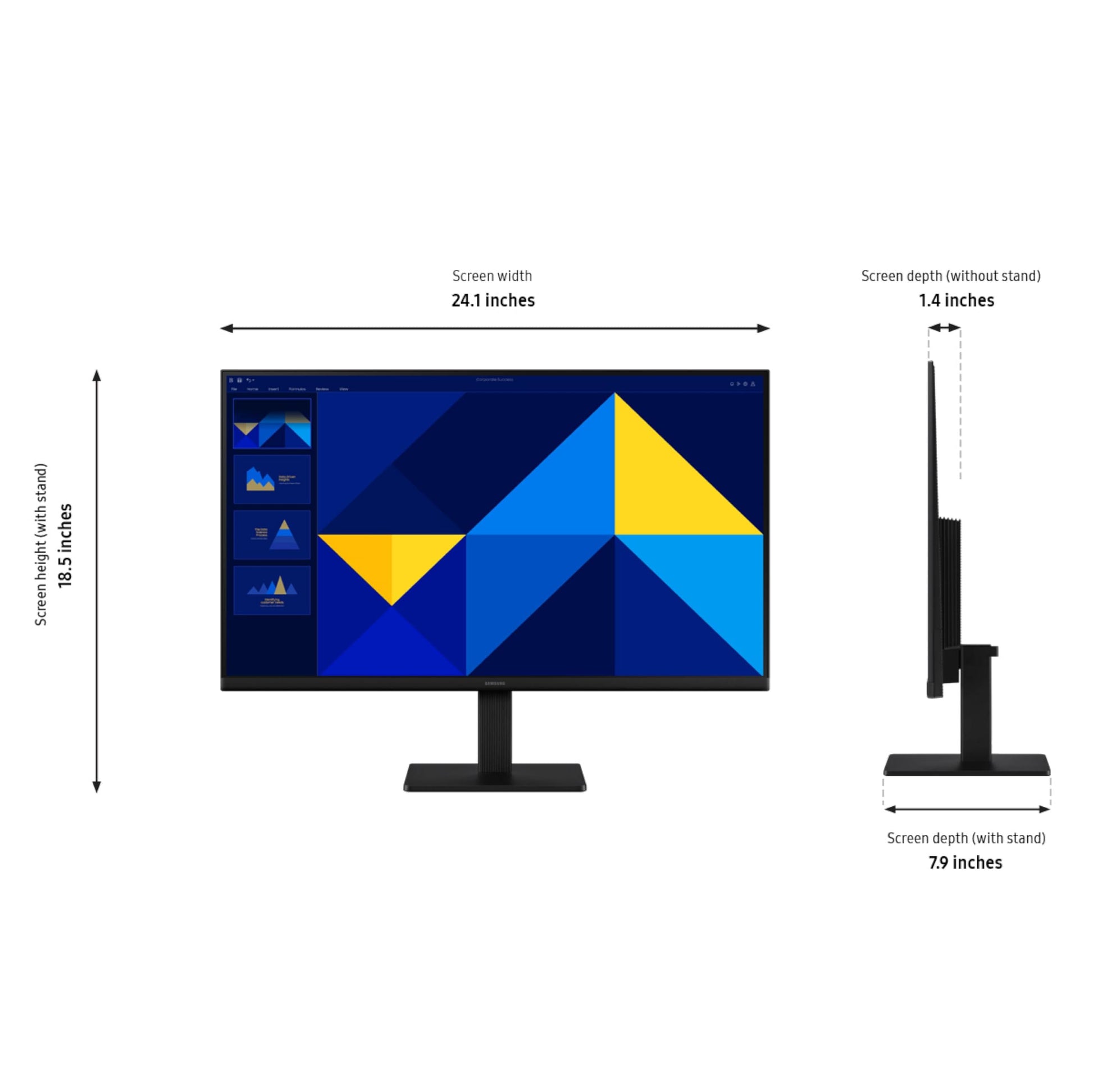 Monitor Samsung 27 Pulgadas IPS Ergonomía Avanzada 100 Hz Ocular y Modo de Juego