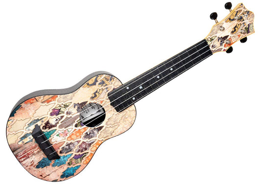 Ukelele soprano, 4 cuerdas de viaje, Granada (TUS-40 New 2019)