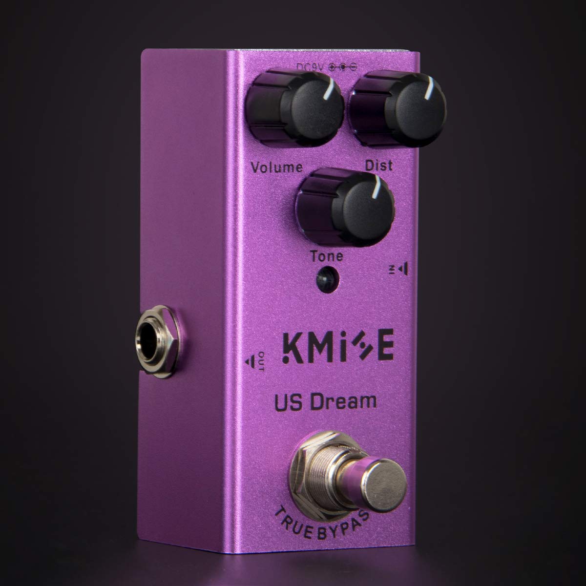 lotmusic Pedal de efectos de guitarra eléctrica Mini tipo único DC 9V True Bypass (US Dream)