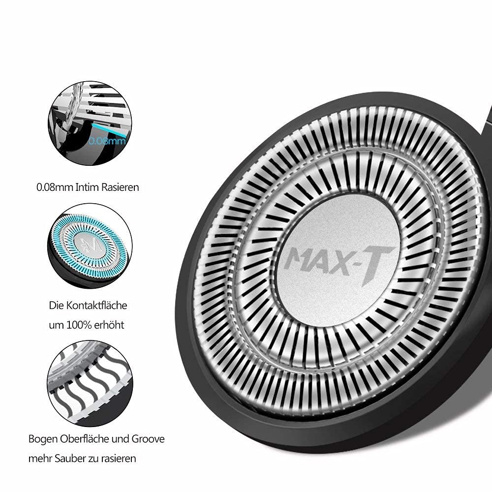 Cabezal de repuesto para afeitadora Max-T – Cabezal y cortador de repuesto 100% original para hombre