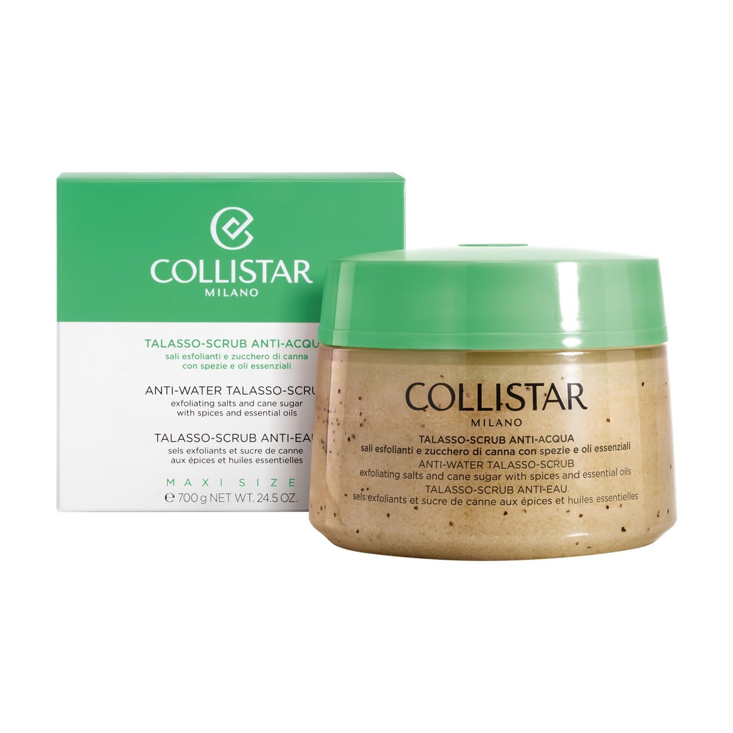Exfoliante Corporal Collistar Rojo con Sales y Azúcar de Caña para Piel Suave y Radiante