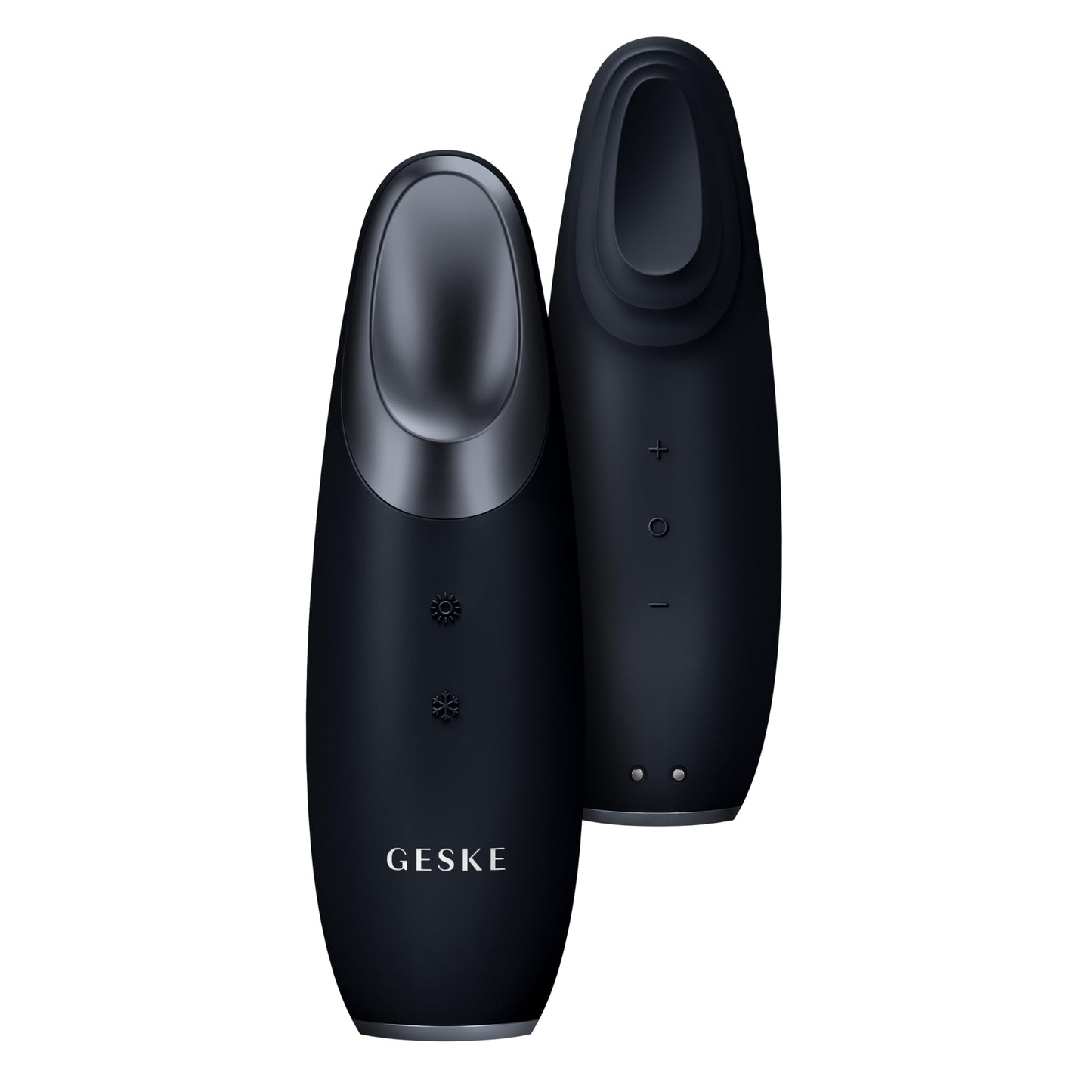 GESKE | SmartAppGuided™ Warm & Cool Eye Energizer | 6 en 1 | Masajeador de ojos | Masajeador anti ojeras | Eliminar bolsas y párpados caídos | Masaje ocular eléctrico