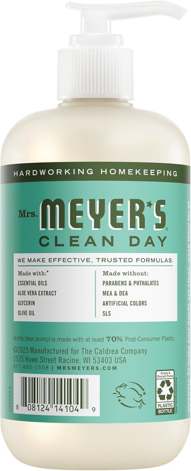 Mrs. Meyers Clean Day Liquid Hand Soap 6 Scent Variety Pack, 12.5 oz Each