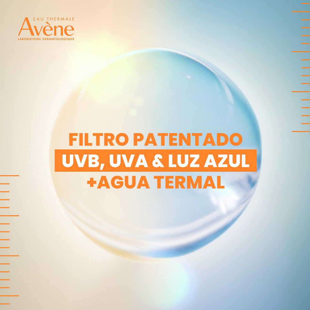 Protector Solar Facial y Corporal Avene Ultra Resistente al Agua FPS 50+ con TriAsorB para Piel Normal