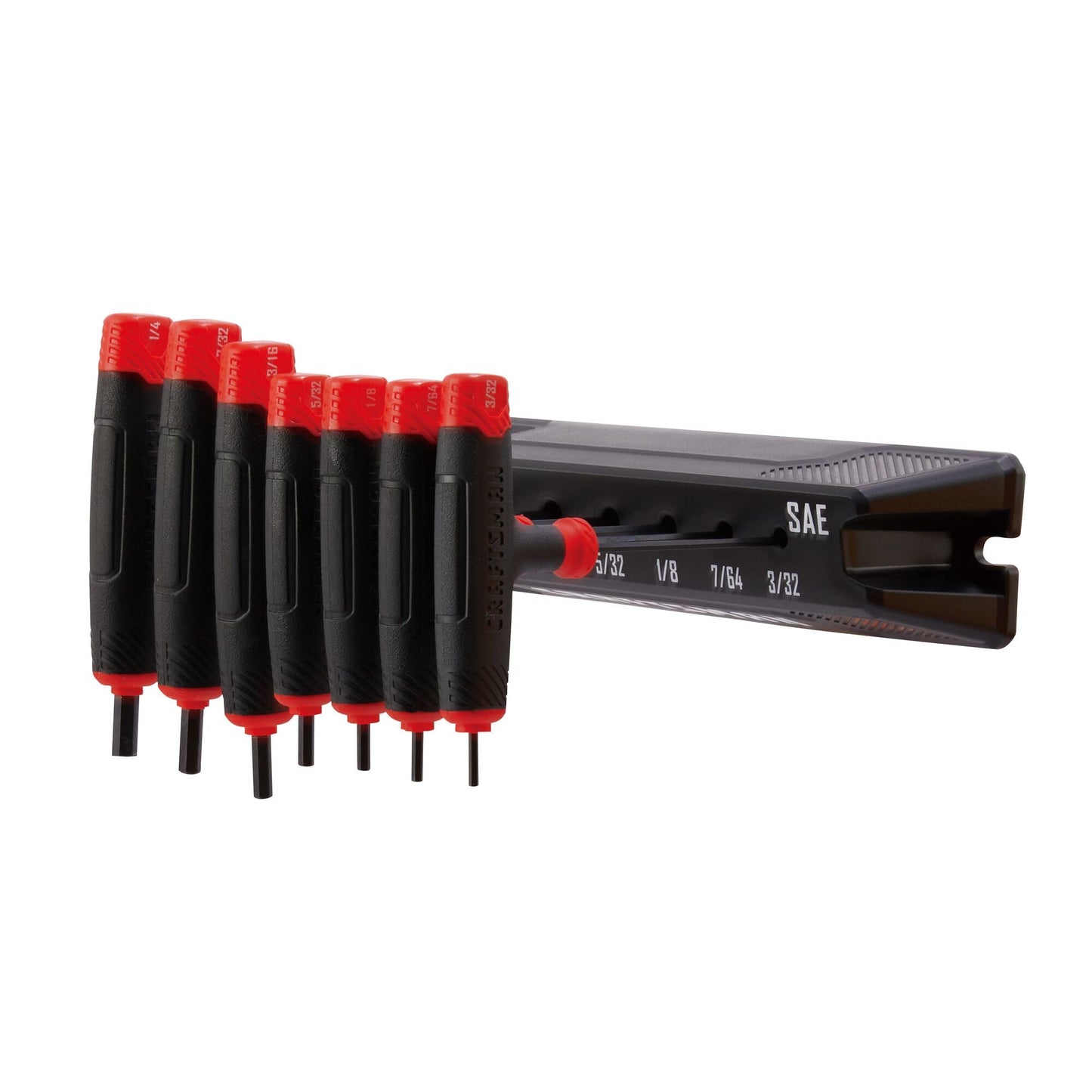 CRAFTSMAN - Juego de llaves Allen con mango en T, llaves hexagonales, SAE y MM, 14 piezas (CMHT26001-2)