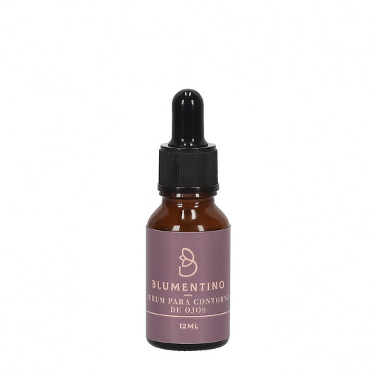 BLUMENTINO - Serum De Contorno De Ojos Unisex - Disminuye visiblemente la hinchazón y apariencia de ojeras - Rellena arrugas, da un efecto tensor inmediato y suaviza el área debajo de los ojos - 12ml.