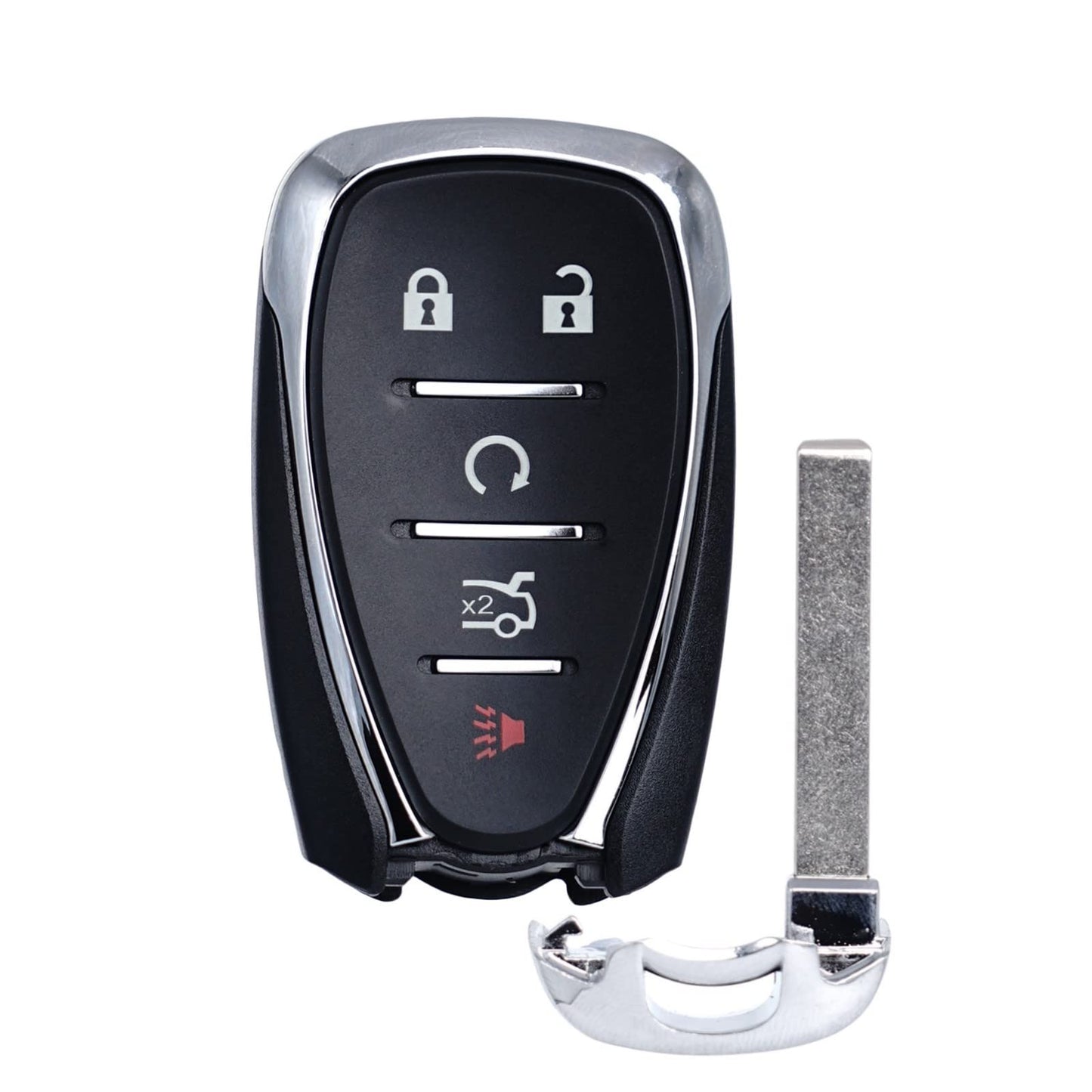 Llavero de repuesto para Chevy Cruze Malibu Camaro Push Start 5 botones 2016 2017 2018 2019 2020 2021 Smart Proximity Entrada sin llave de arranque remoto 13508769 13584497 13529662 433Mhz HYQ. 4EA EA
