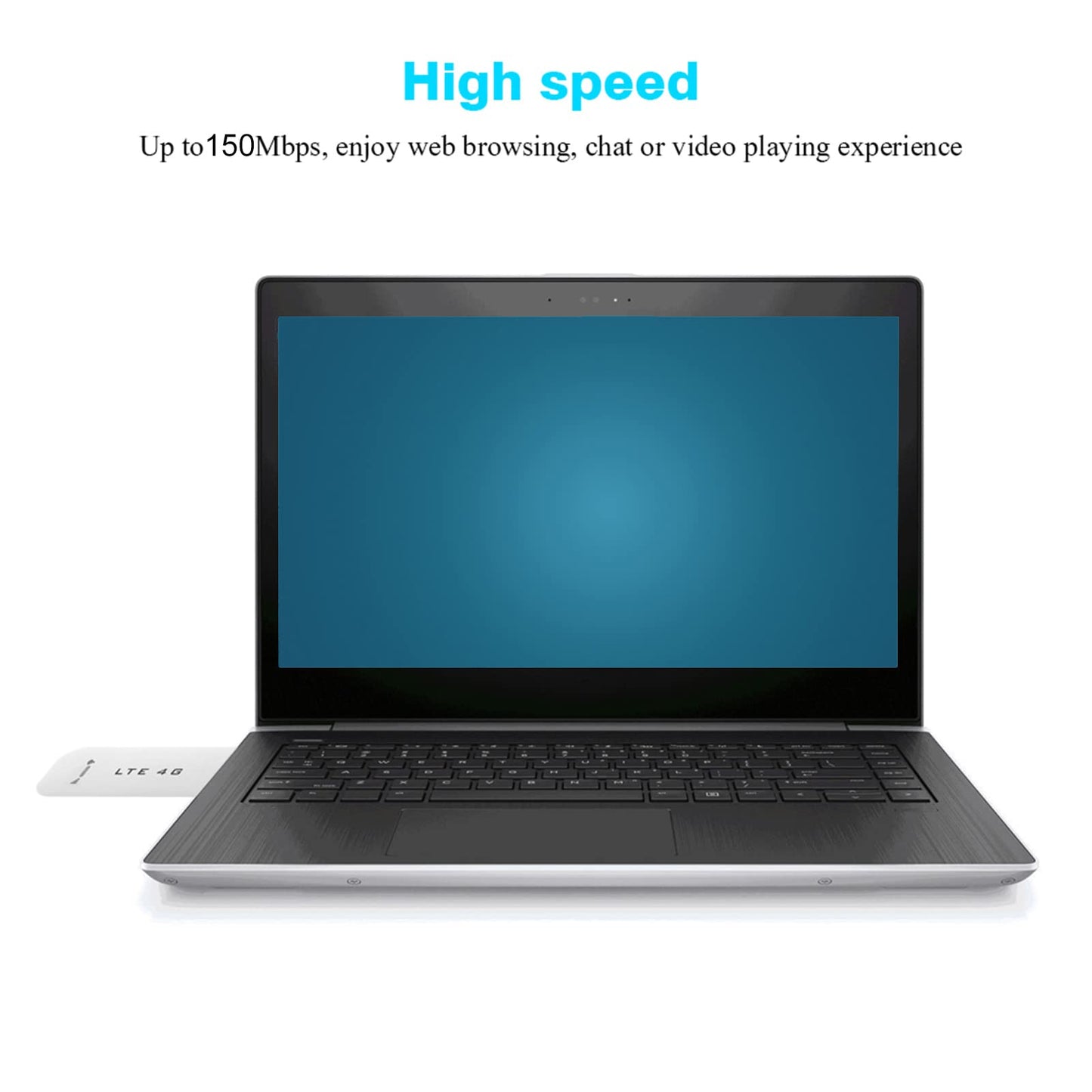 Enrutador Inalámbrico Zopsc Blanco 4G LTE USB WiFi Portátil con Ranura para SIM