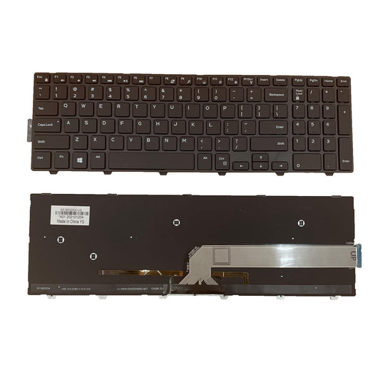Teclado para Laptop Dell Inspiron con Retroiluminación Serie 15 5000 y 3000