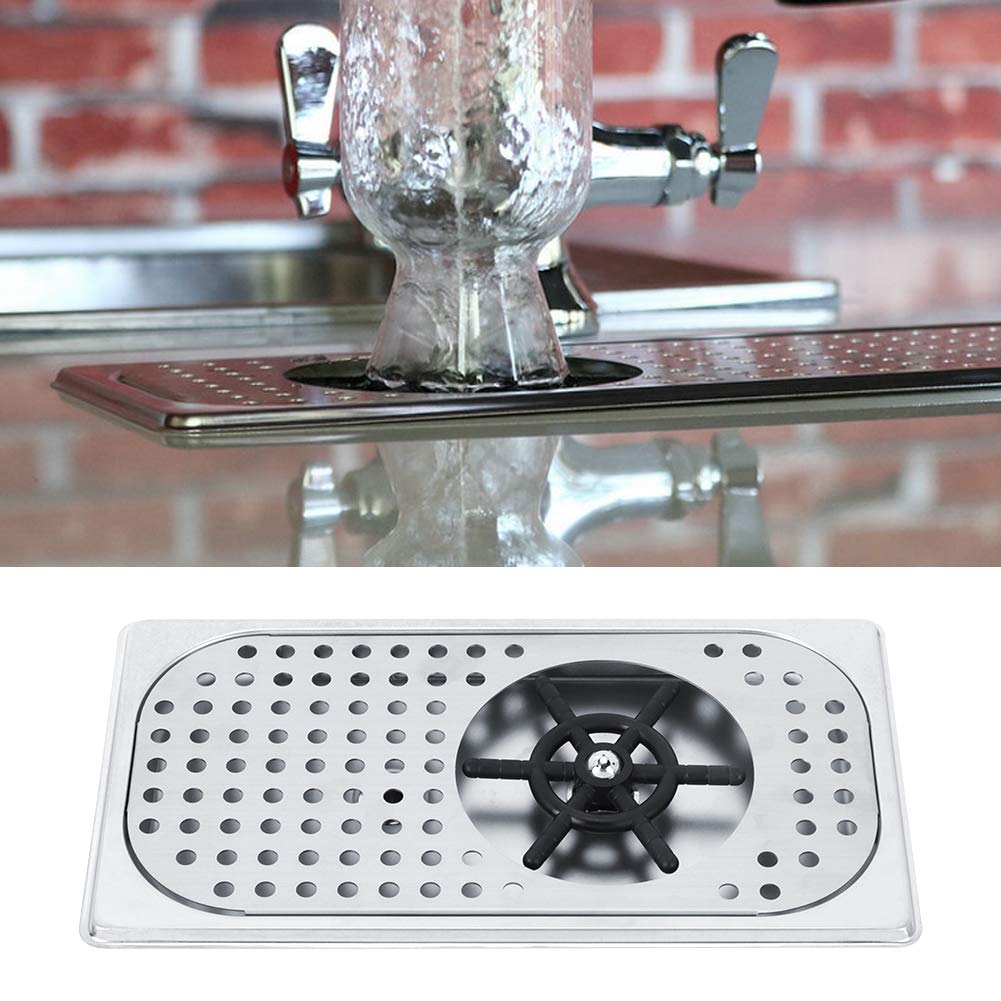 Enjuagador de Vidrio Barra Acero Inoxidable Lavador de Botellas Duradero para Cocina