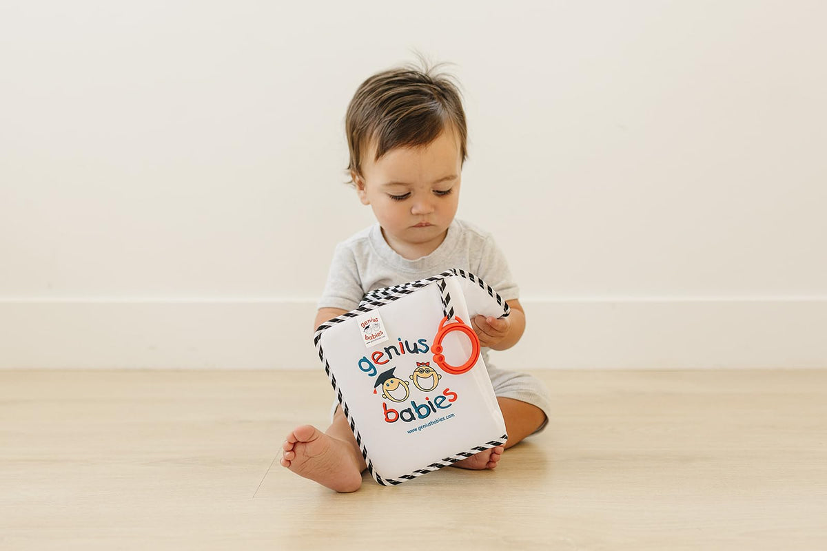 Álbum de Fotos de Tela Suave Baby First para Bebé, Seguro y Fácil de Limpiar