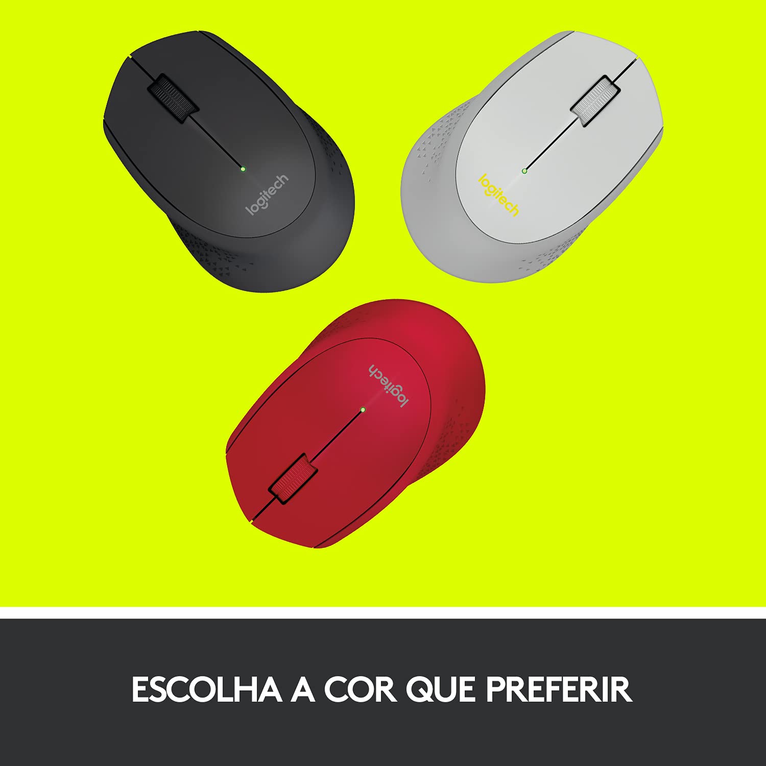 Logitech M280 Mouse Inalámbrico, 2.4 GHz, Nano Receptor USB, Seguimiento Óptico, Resolución 1000 dpi, 3 botones, Batería de 18 Meses, Compatible con PC, Mac, Laptop, Chromebook - Rojo