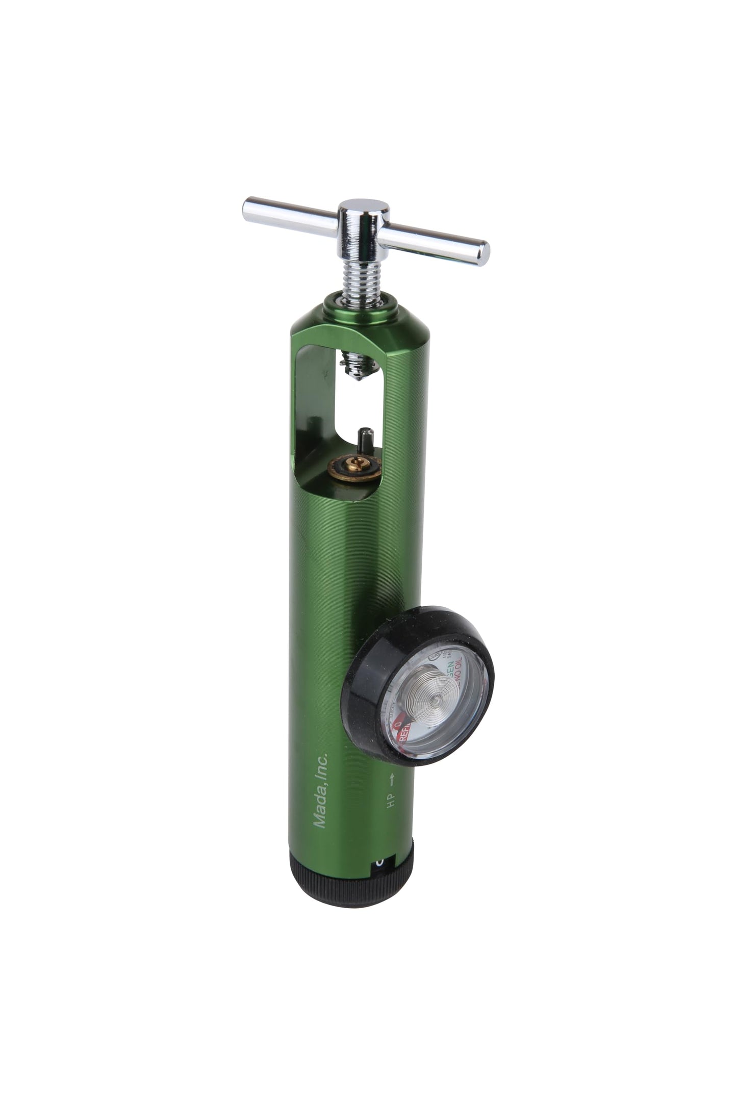 Regulador de Oxígeno Medicinal FANOPI Largo tipo yugo CGA870 0-15 LPM para Vaso Humidificador