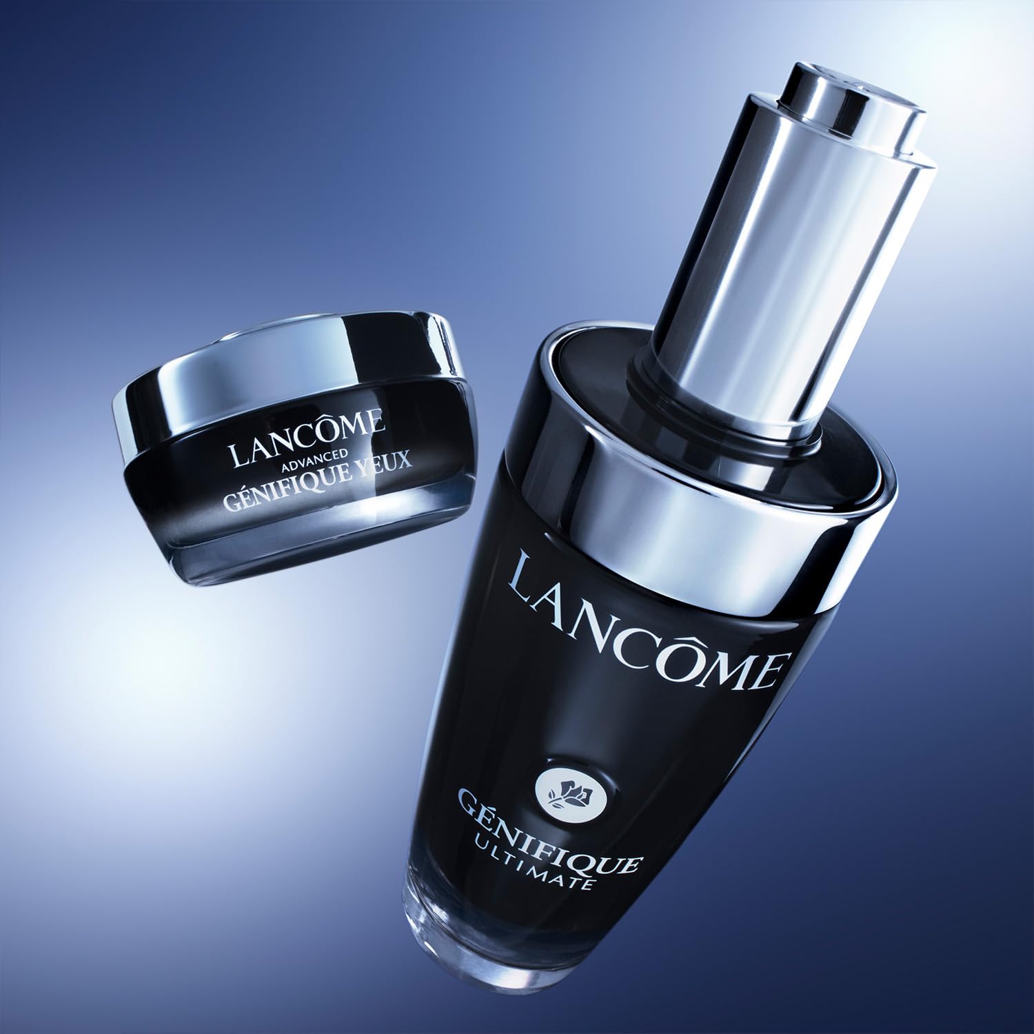 Lancôme, Génifique Ultimate, Suero Facial Reparador Anti Signos de la Edad, Piel Visiblemente Reparada, Con Ácido Hialurónico, Beta Glucano y Extracto de Regaliz, 20 ml