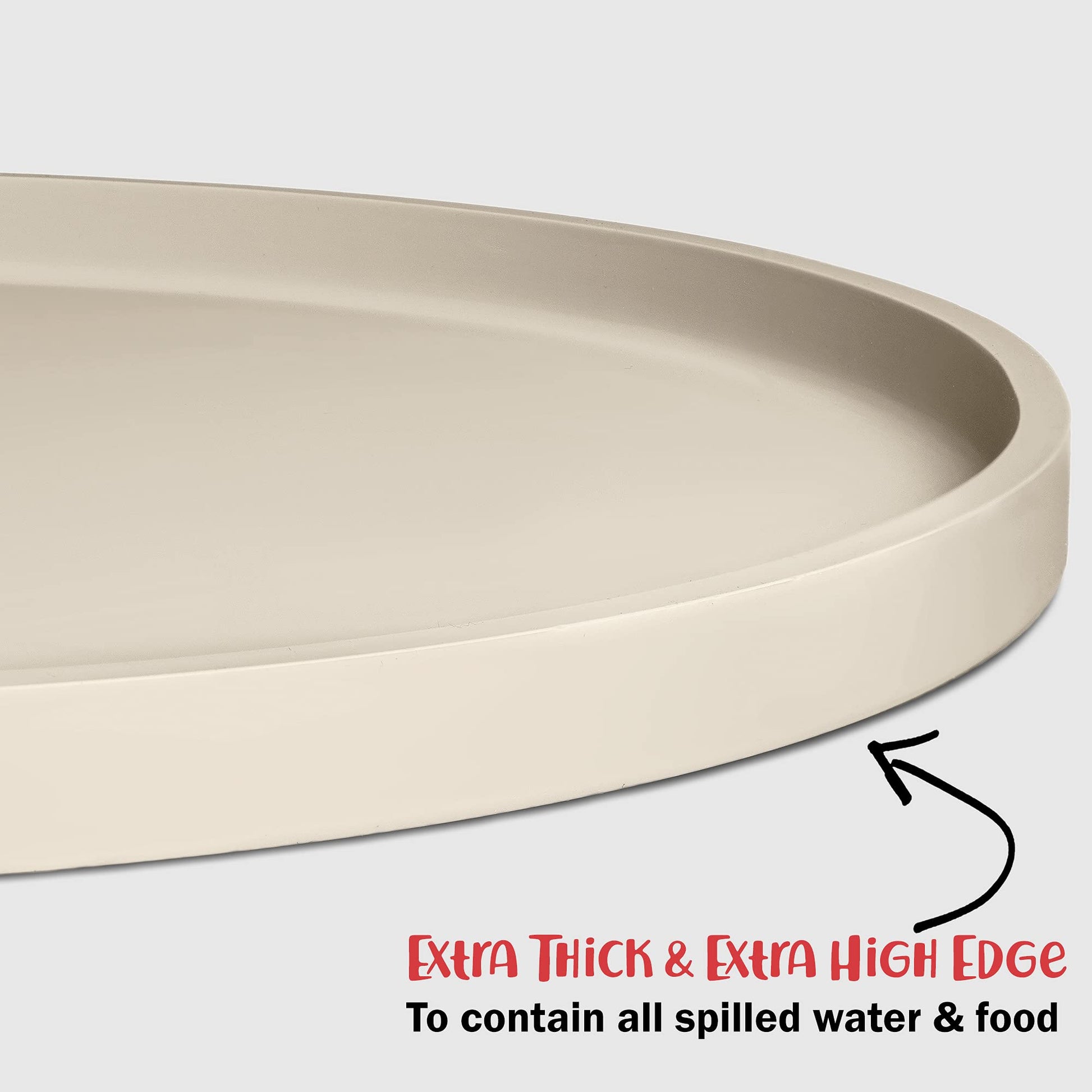 Tapete de Comida para Perros DogBuddy Impermeable Silicona Antideslizante de Alimentación con Bordes