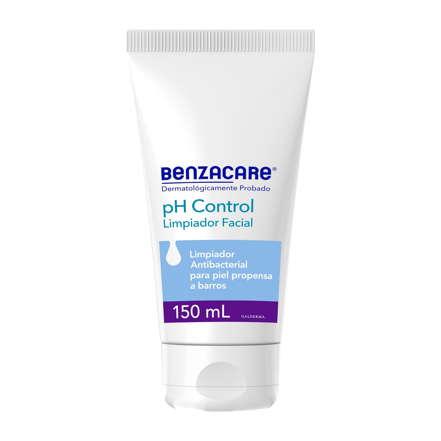 BENZACARE Ph Control Limpiador Facial 1 pz 150 ml Limpiador Antibacterial para Piel Propensa a Barros Ayudando a Controlar el Acné Dermatológicamente Probado