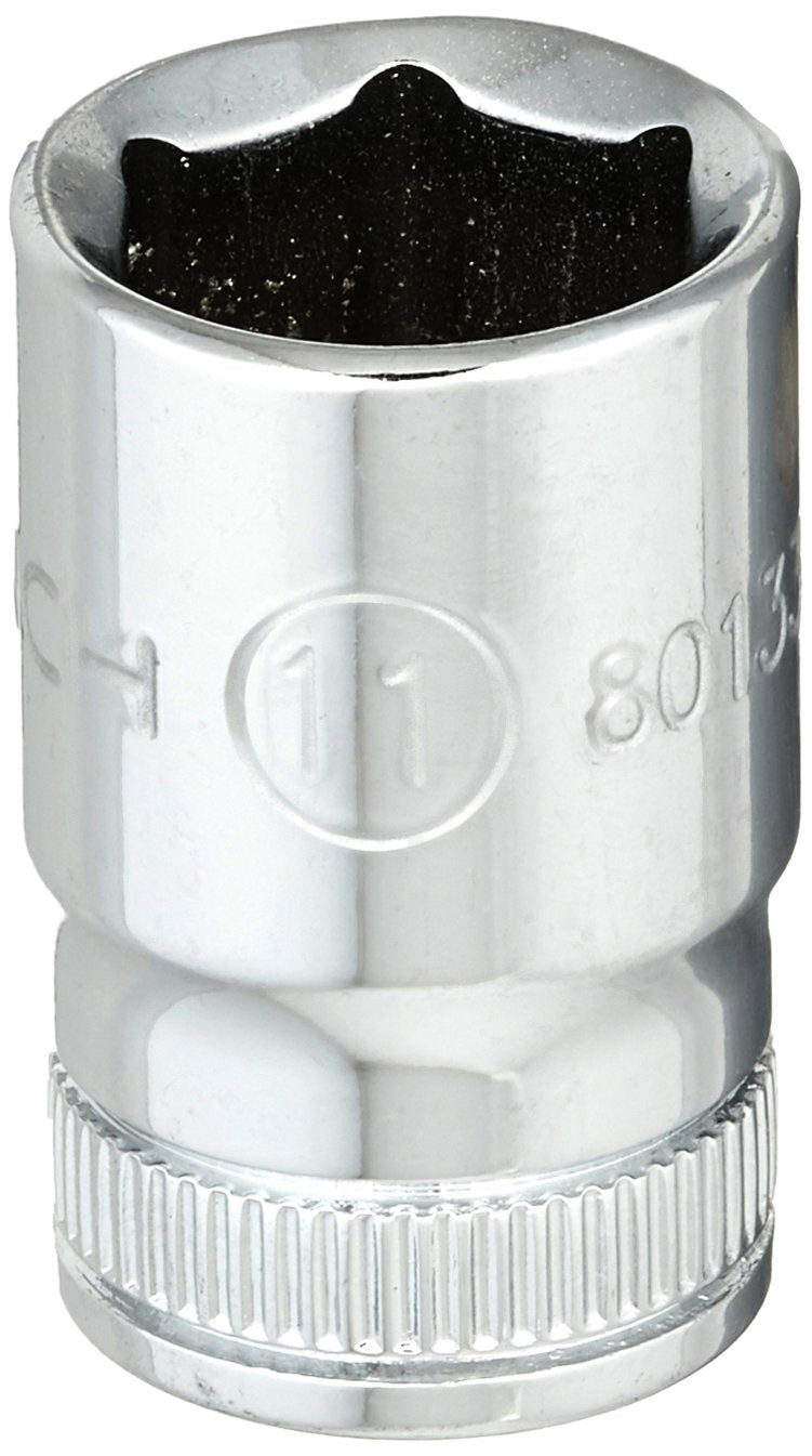Gear Wrench 80133 Socket Estándar 1/4Dr 6Pt, 1mm