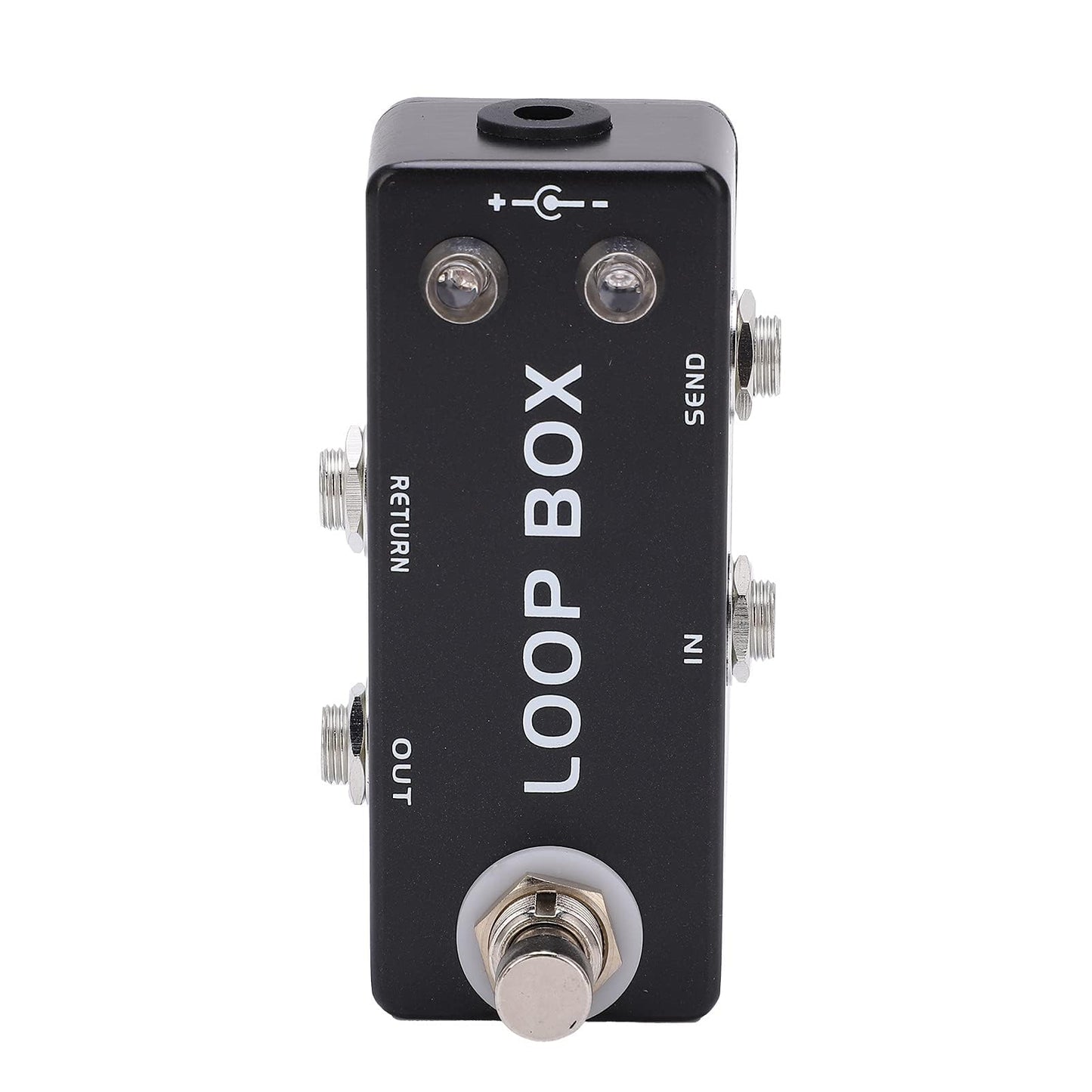 HERCHR Mini Loop Box Pedal De Efectos De Guitarra Amplificador De Guitarra Eléctrica Interruptor De Pie True Bypass Loop Switcher