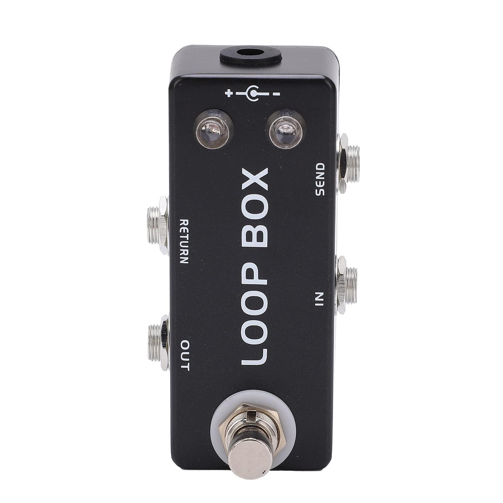 HERCHR Mini Loop Box Pedal De Efectos De Guitarra Amplificador De Guitarra Eléctrica Interruptor De Pie True Bypass Loop Switcher