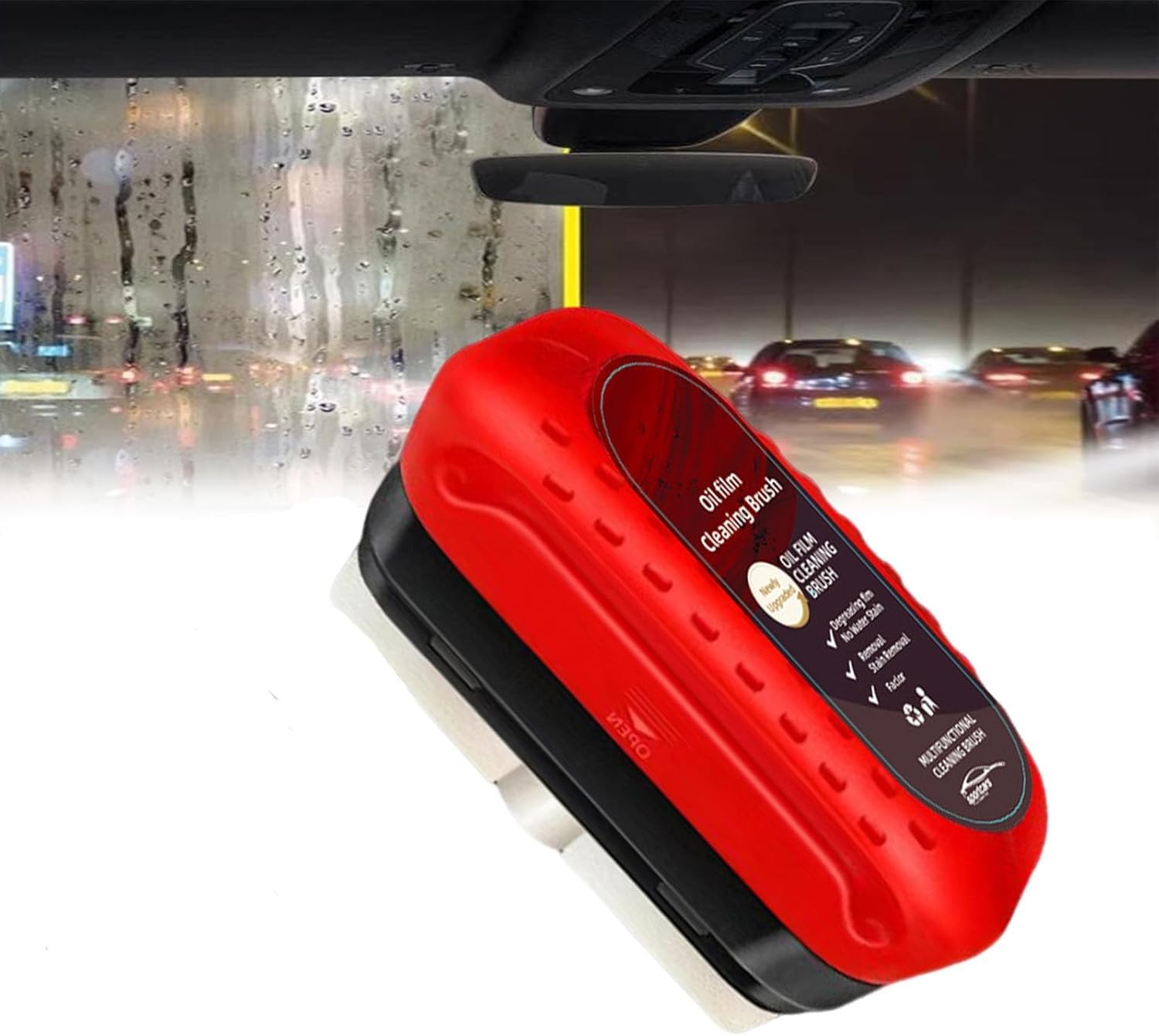 Cepillo de Limpieza de Película de Aceite para Cristales POKYGO Automotriz para Coche