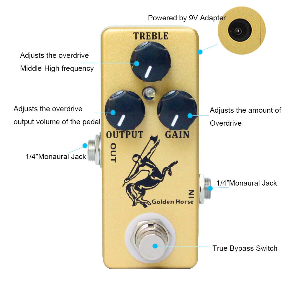 Pedal de Guitarra YMUZE Moskyaudio Overdrive