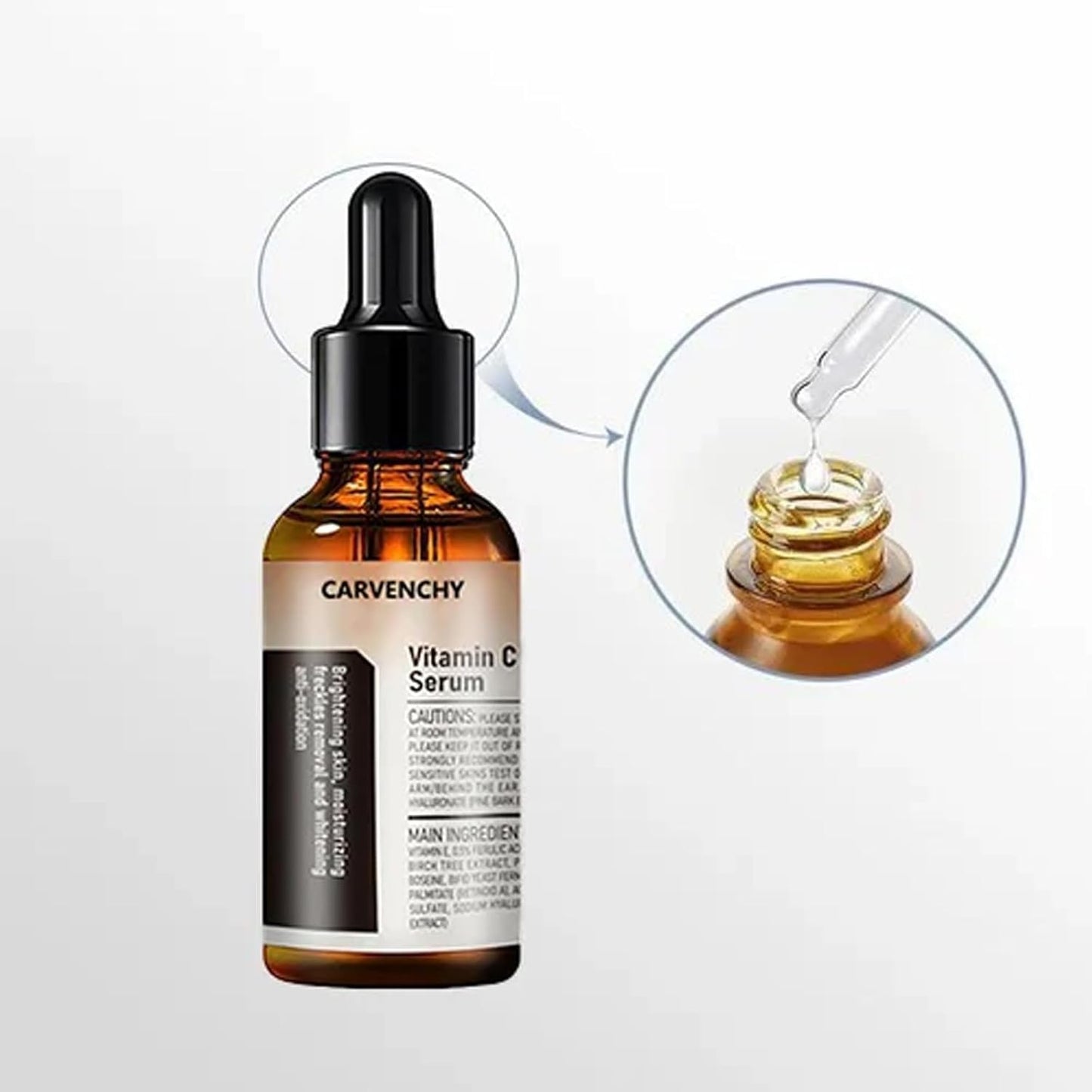 CARVENCHY Vitamin C Facial Serum Essence,Hydration, Skin Moisturized, Anti-Aging (3pcs)