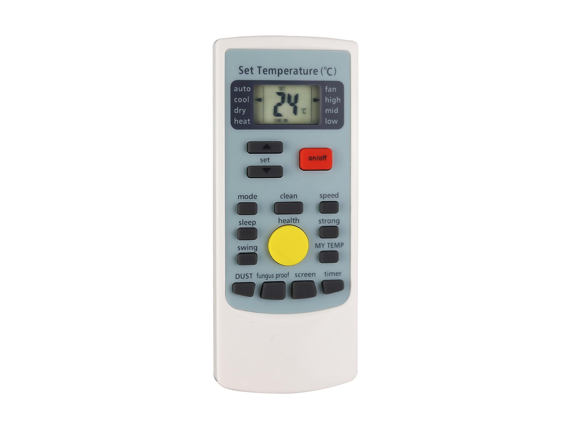 CONTROL EXPERT Control Remoto Compatible con Mabe Minisplit Aire Acondicionado Inverter Ykr-h/009e