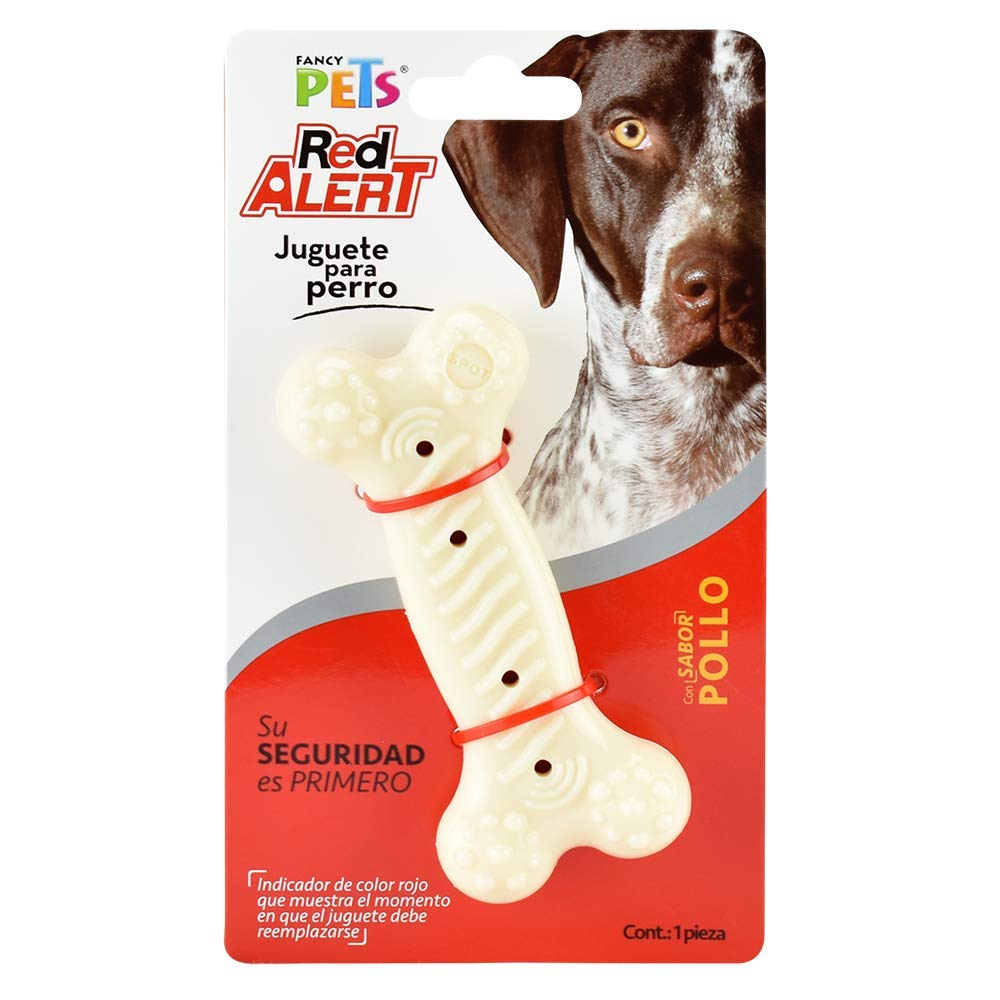 Juguete para Perro Fancy Pets Rojo Hueso Sabor a Pollo