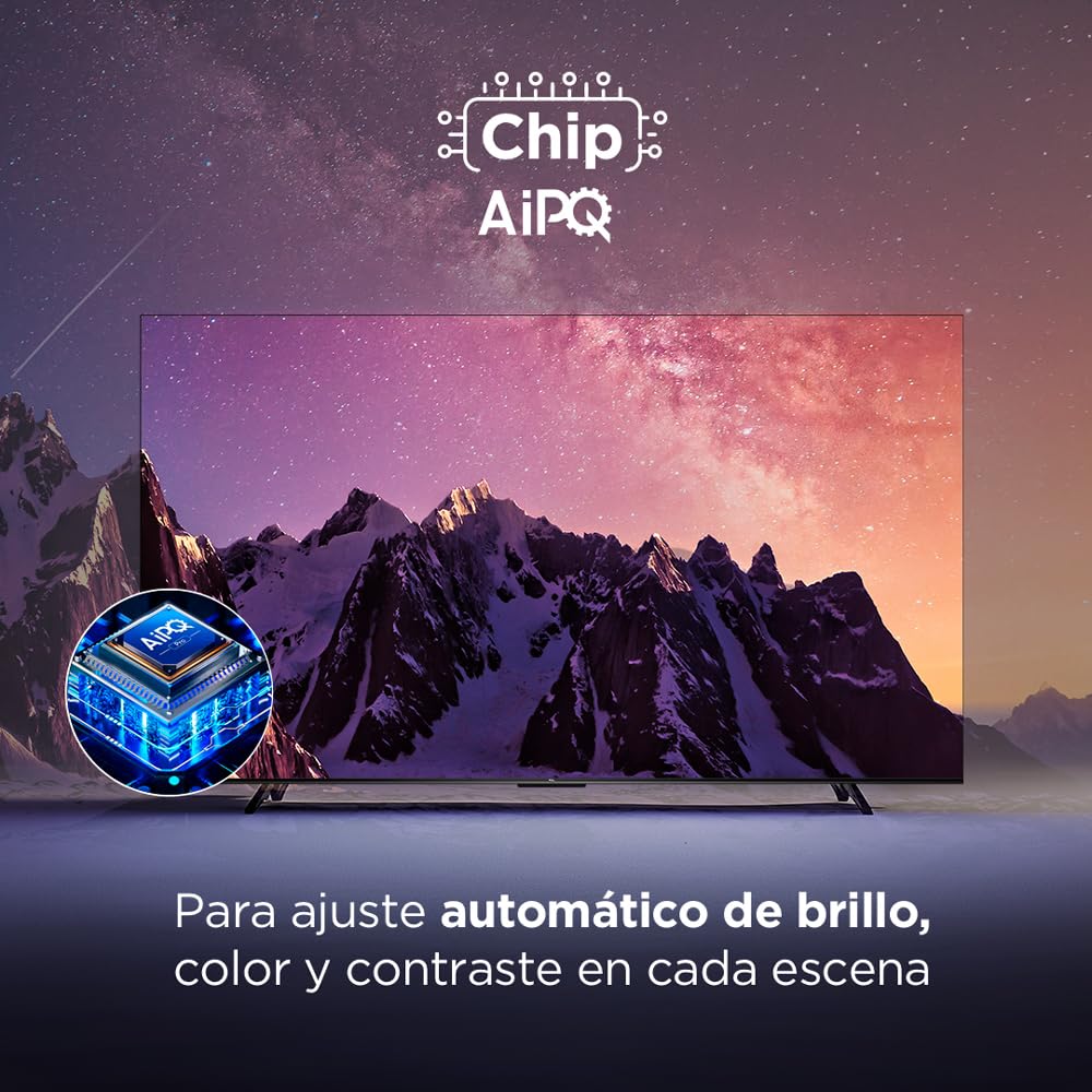 Smart TV TCL 85" 85QM6K QLED MiniLED 4K con Google TV y Control de Voz para Hombre