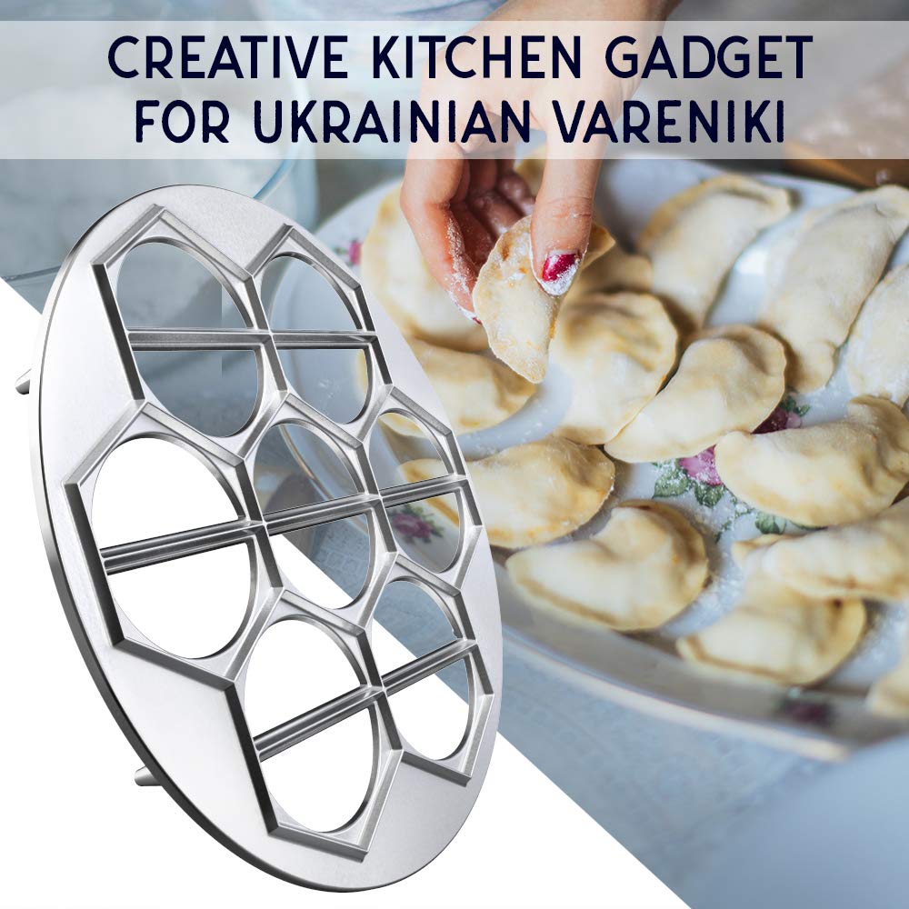 Molde de Masa Empanada Maker Plateado de Aluminio