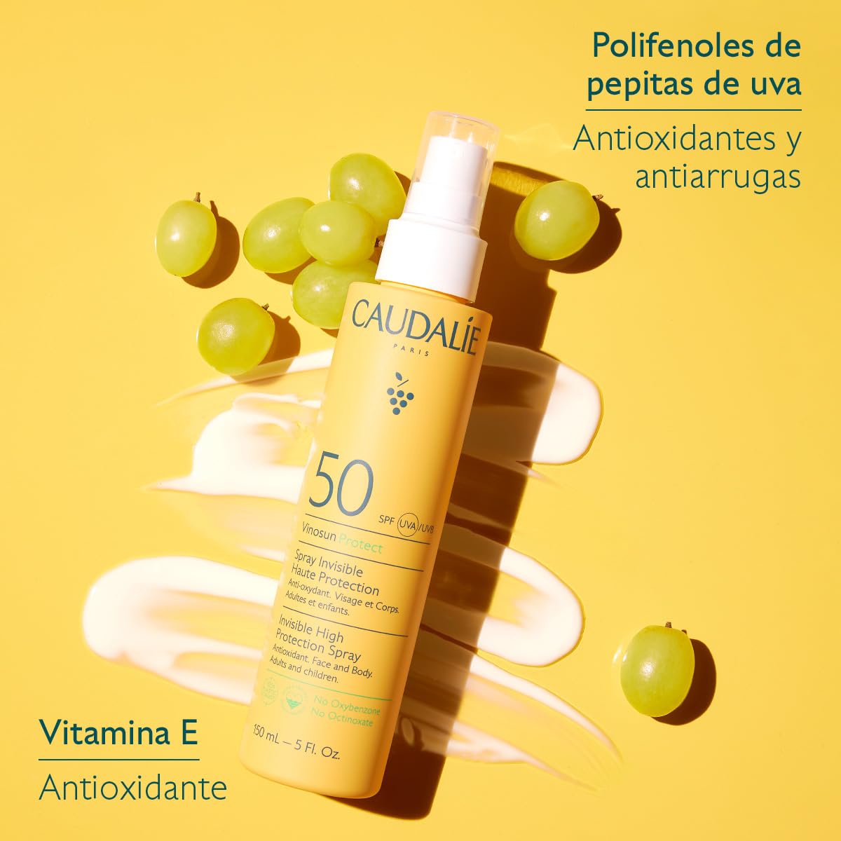 Caudalie Vinosun Protect Spray Invisible Alta Protección SPF 50