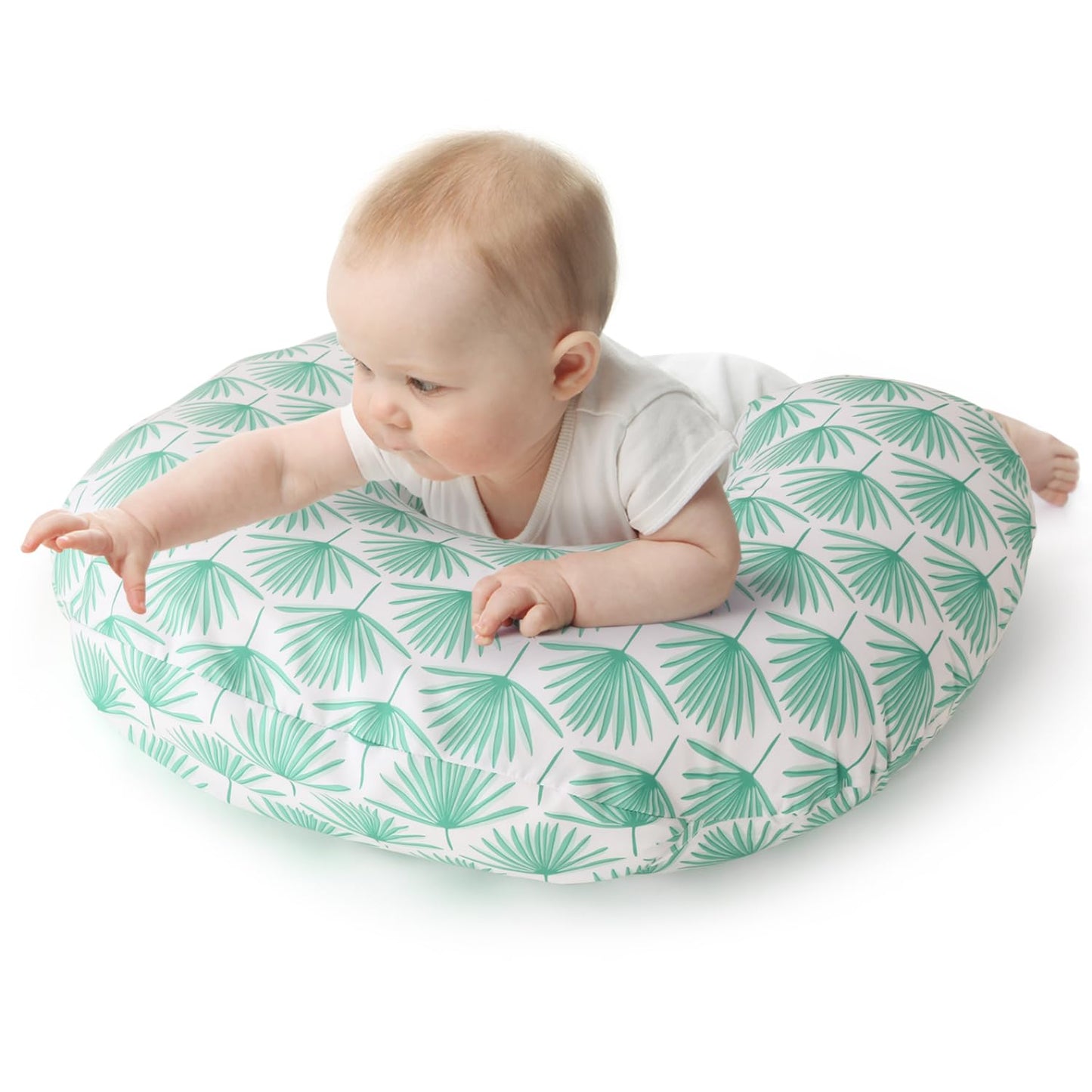 The Peanutshell Almohada de lactancia para lactancia, almohadas de lactancia para bebés, artículos esenciales para bebés, botánicos bohemios