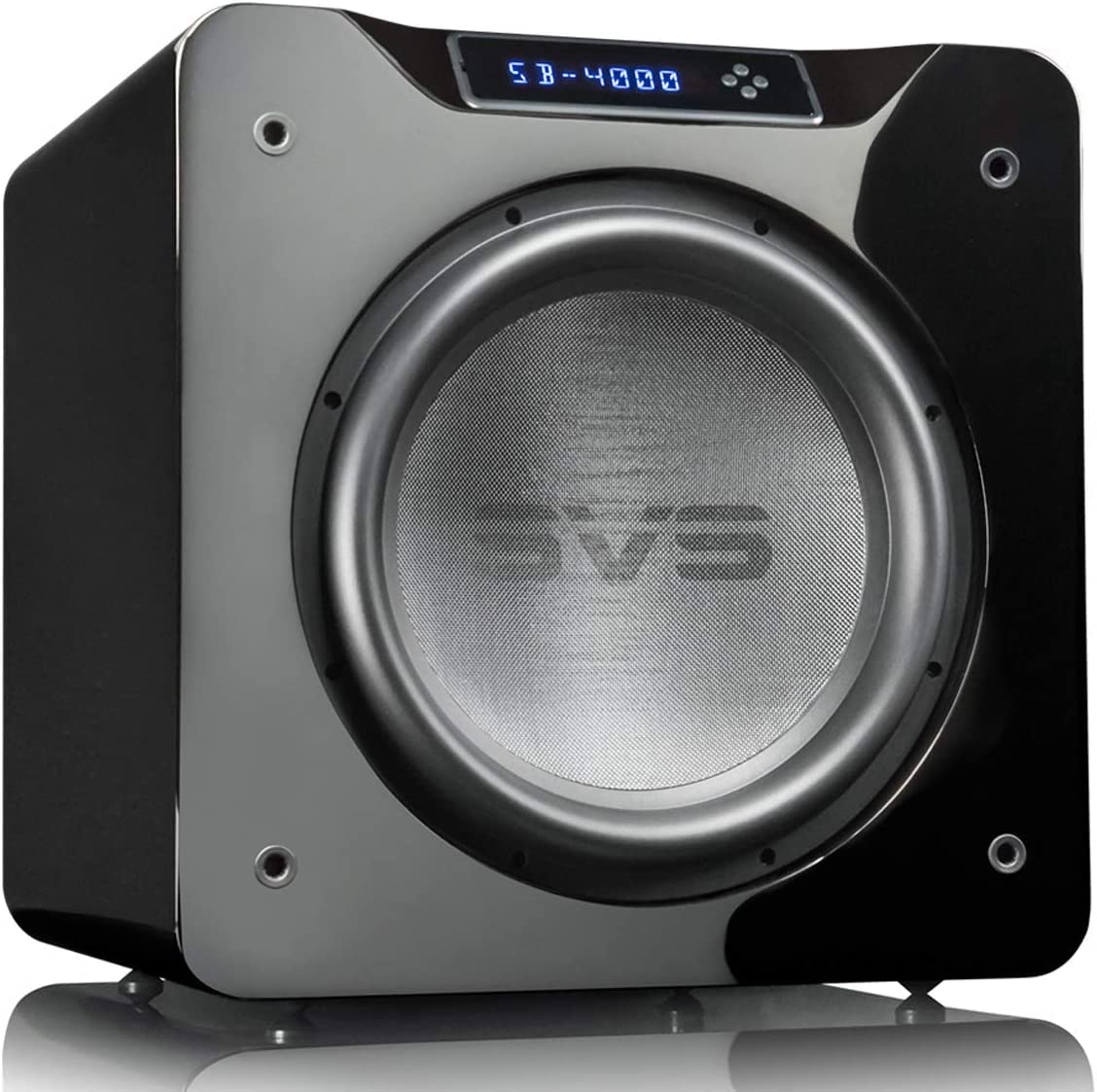 SVS SB-4000 Subwoofer de Caja sellada de 13.5 Pulgadas (Piano Negro Brillante)