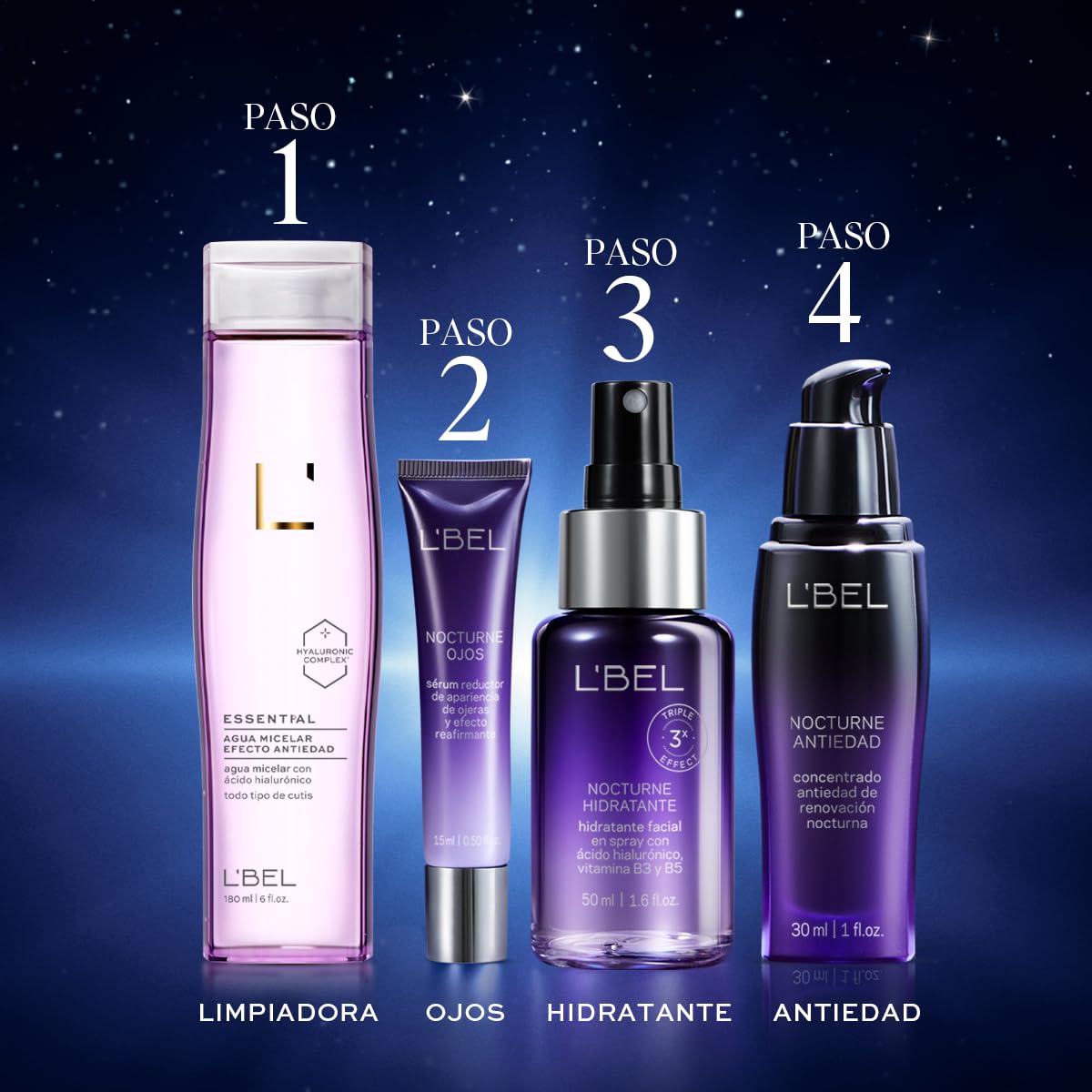 L'BEL - Nocturne Hidratante Facial Renovación Nocturna