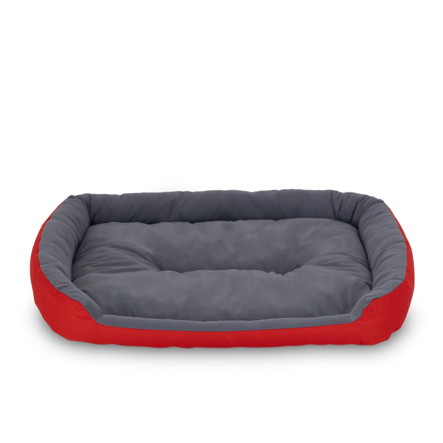 Cama para Perro Hills X-Large Rojo Gris Resistente y Confortable