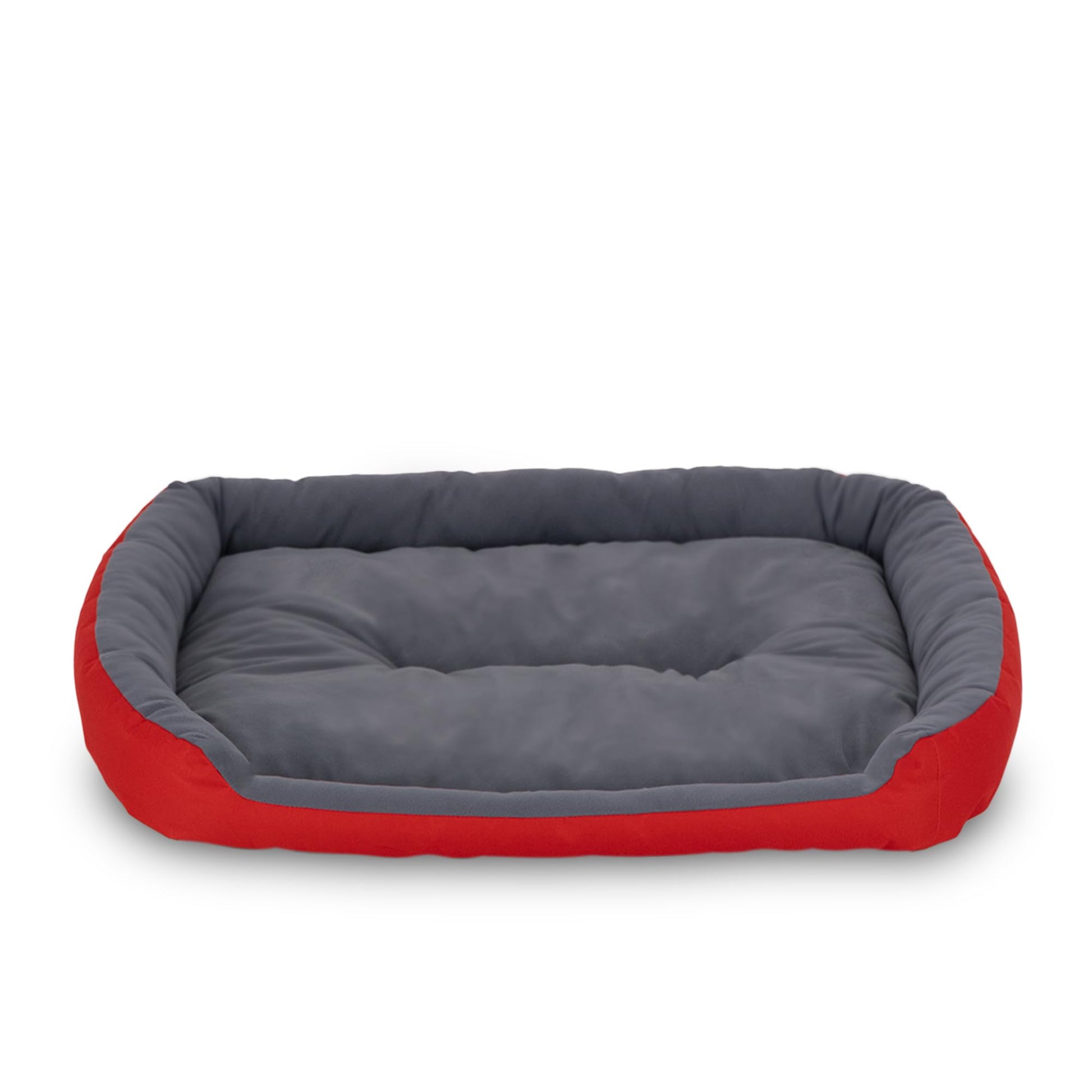 Cama para Perro Hills X-Large Rojo Gris Resistente y Confortable