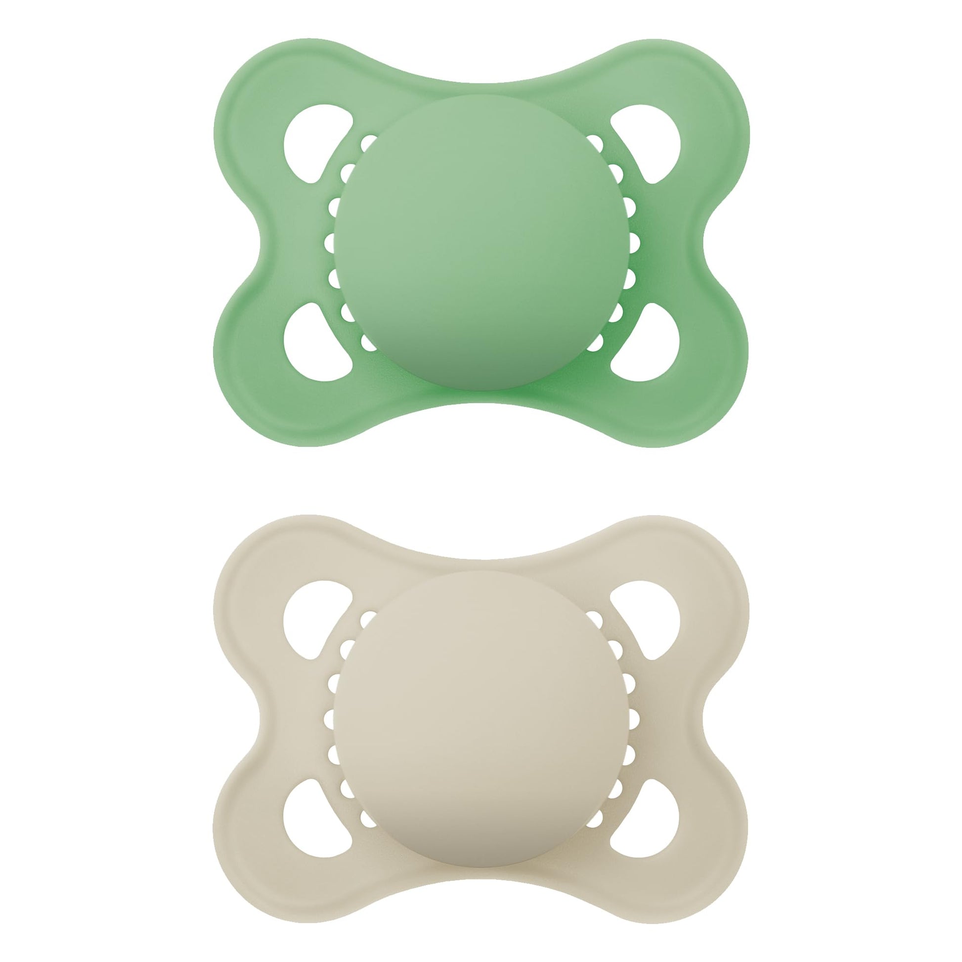 MAM - Chupón original mate para bebé, con forma de pezón que ayuda a promover un desarrollo oral saludable, estuche esterilizador, paquete de 2, 0-6 meses, unisex, 2 unidades (paquete de 1).