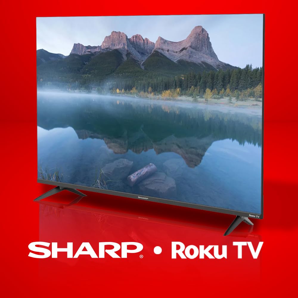 Sharp 4K Smart LED TV de 50" - Roku TV con WiFi