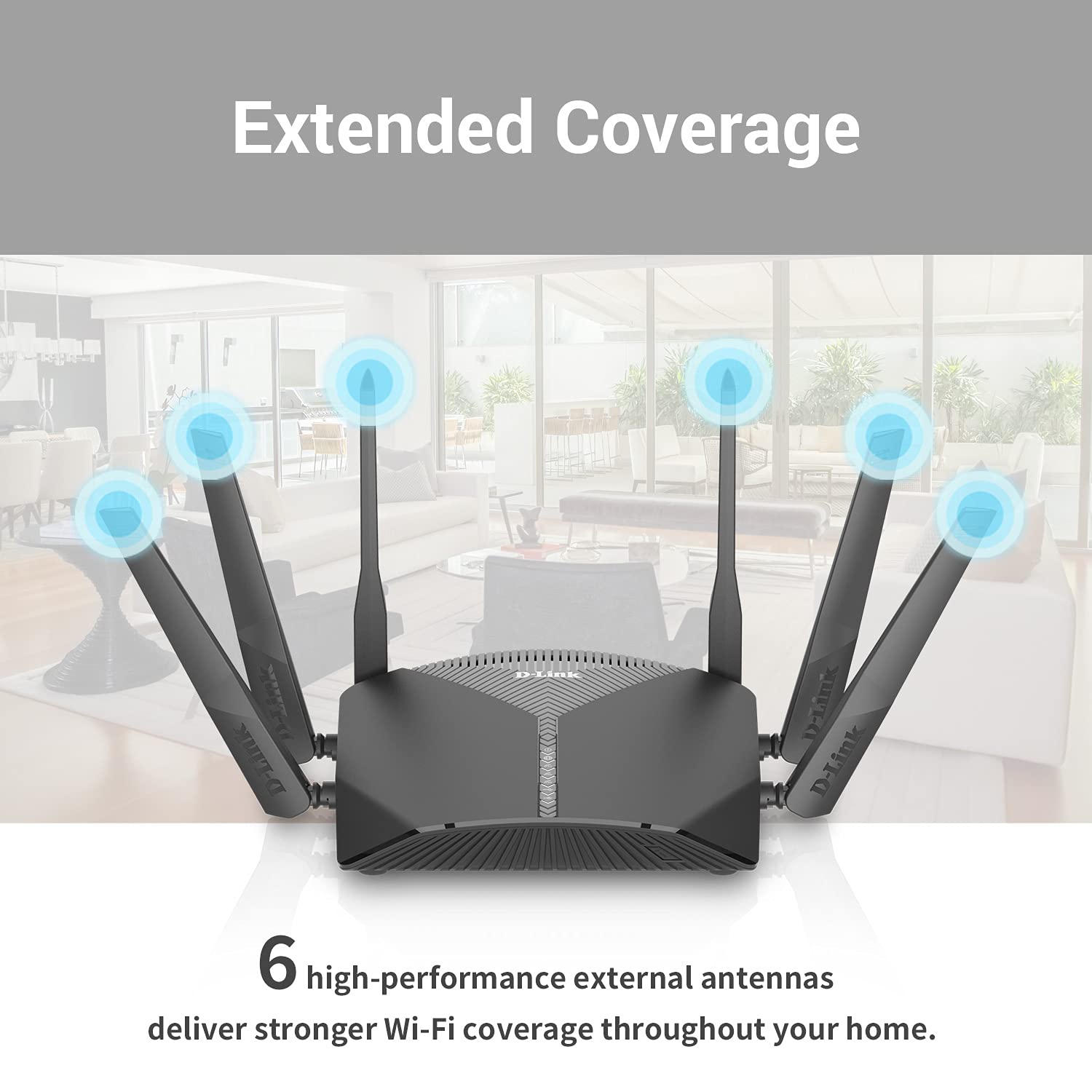 D-Link Router WiFi AC3000, Smart, Mesh (DIR-3040)
