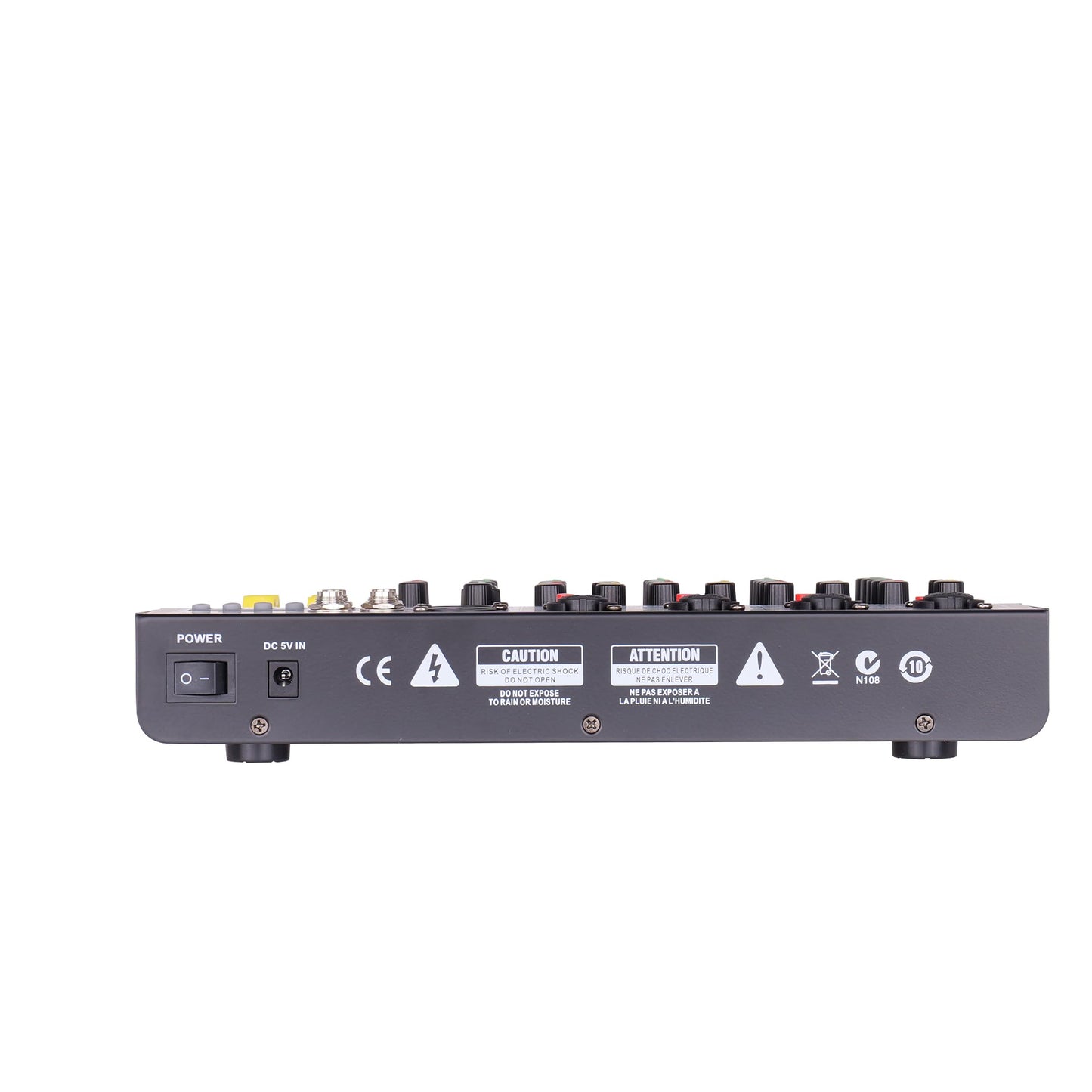 Mezcladora de Audio Rodeosonido Df4n Profesional con USB y Bluetooth