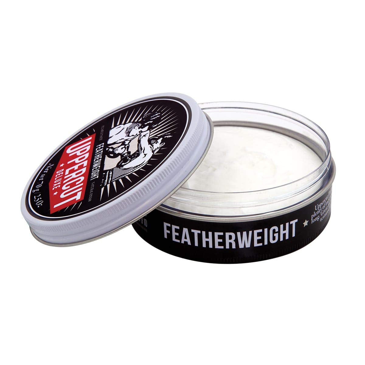Uppercut Deluxe Featherweight Pomade 2.5oz - Medium Hold with Grip - Low Shine Finish
