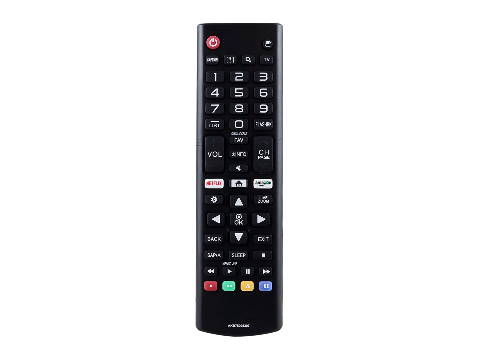 CONTROL EXPERT - Control Remoto Compatible con LG AKB75095315 AKB75095307 Reemplazo Universal Smart TV Netflix Amazon Magic Link LCD TV 43UJ6500 43UJ6560 49UJ6500 49UJ6560 55UJ6520 55UJ6540