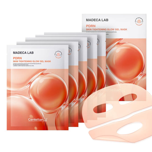 Centellian24 PDRN Skin Tightening Glow Gel Mask, 5 Piezas