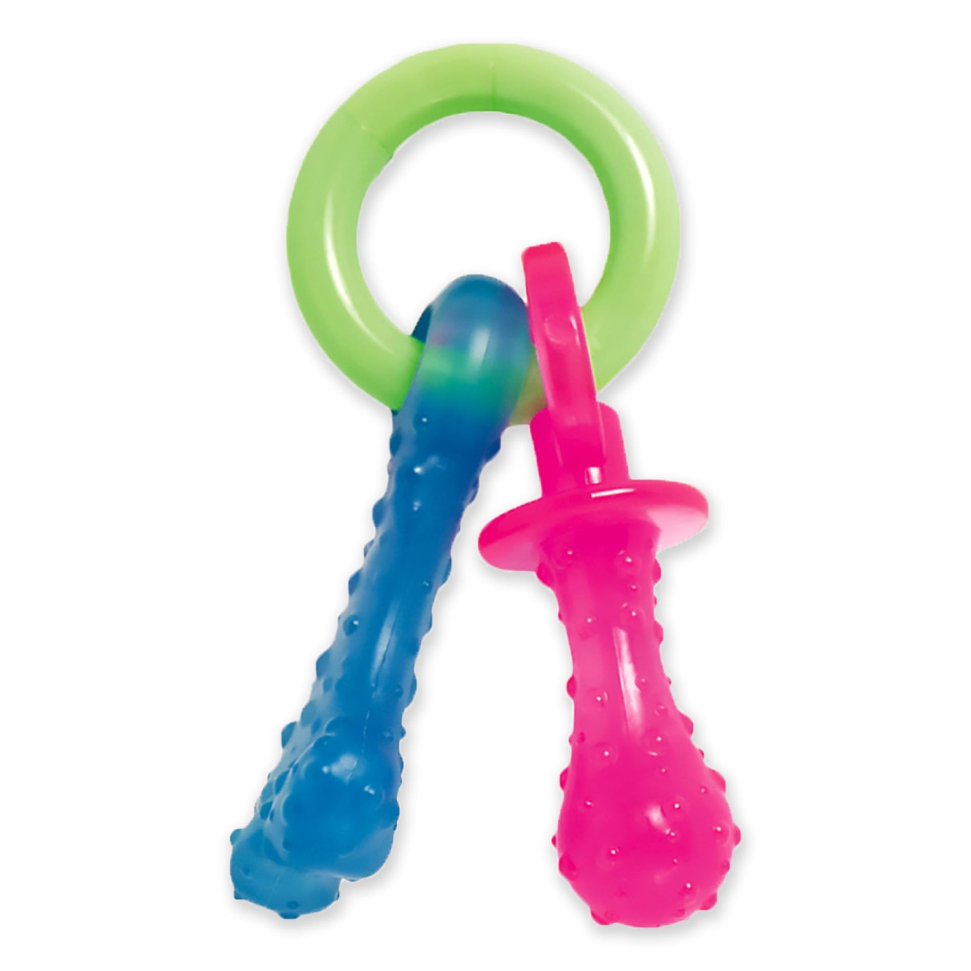 Hueso Nylabone TFN330P Rosa Dentando Talla Extra Chico