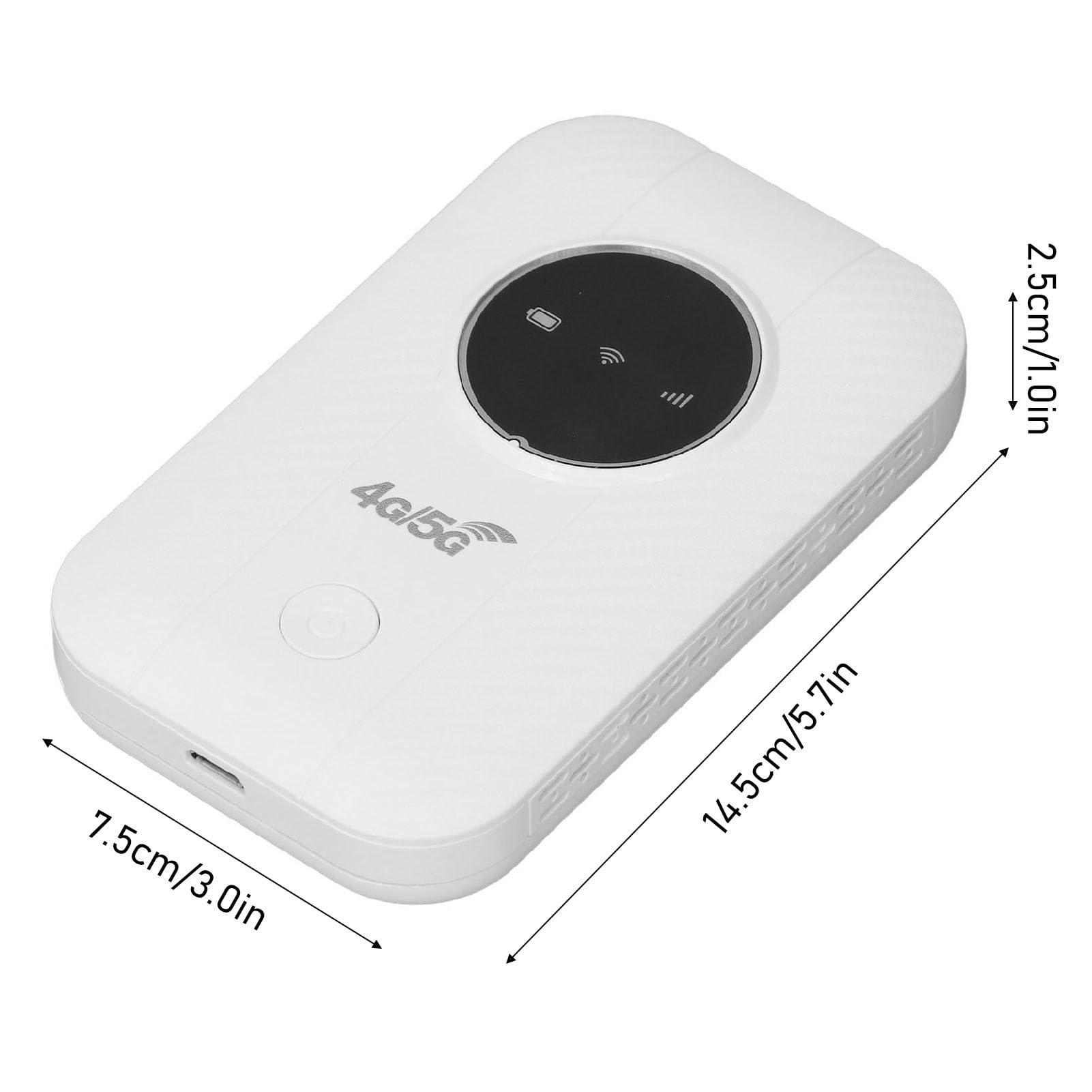 Punto de Acceso Móvil 4G LTE 300 Mbps Enrutador Portátil de Bolsillo Desbloqueado para Viajes