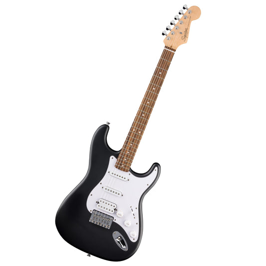 Debut Collection™ Stratocaster® HT HSS, Laurel Fingerboard, White Pickguard, Black