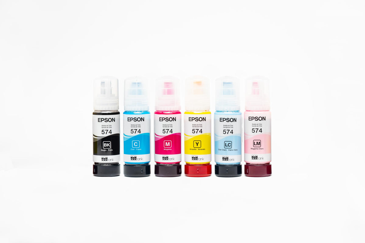 Botella de Tinta Epson Magenta Claro T574 65 ml para Impresora L8050
