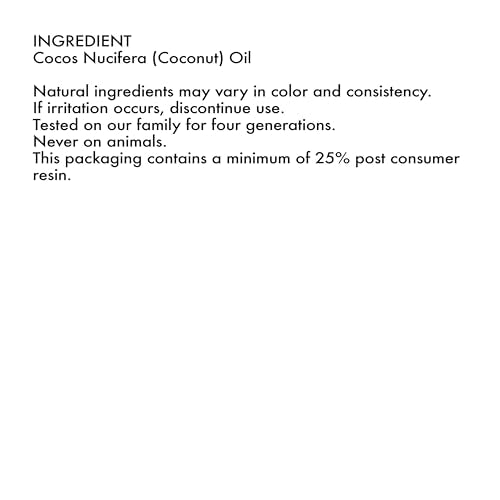 Body Moisturizer For Dry Skin 100% Extra Virgin Coconut Oil Nourishing Hydration Soften And Restore Skin And Hair 14.5oz