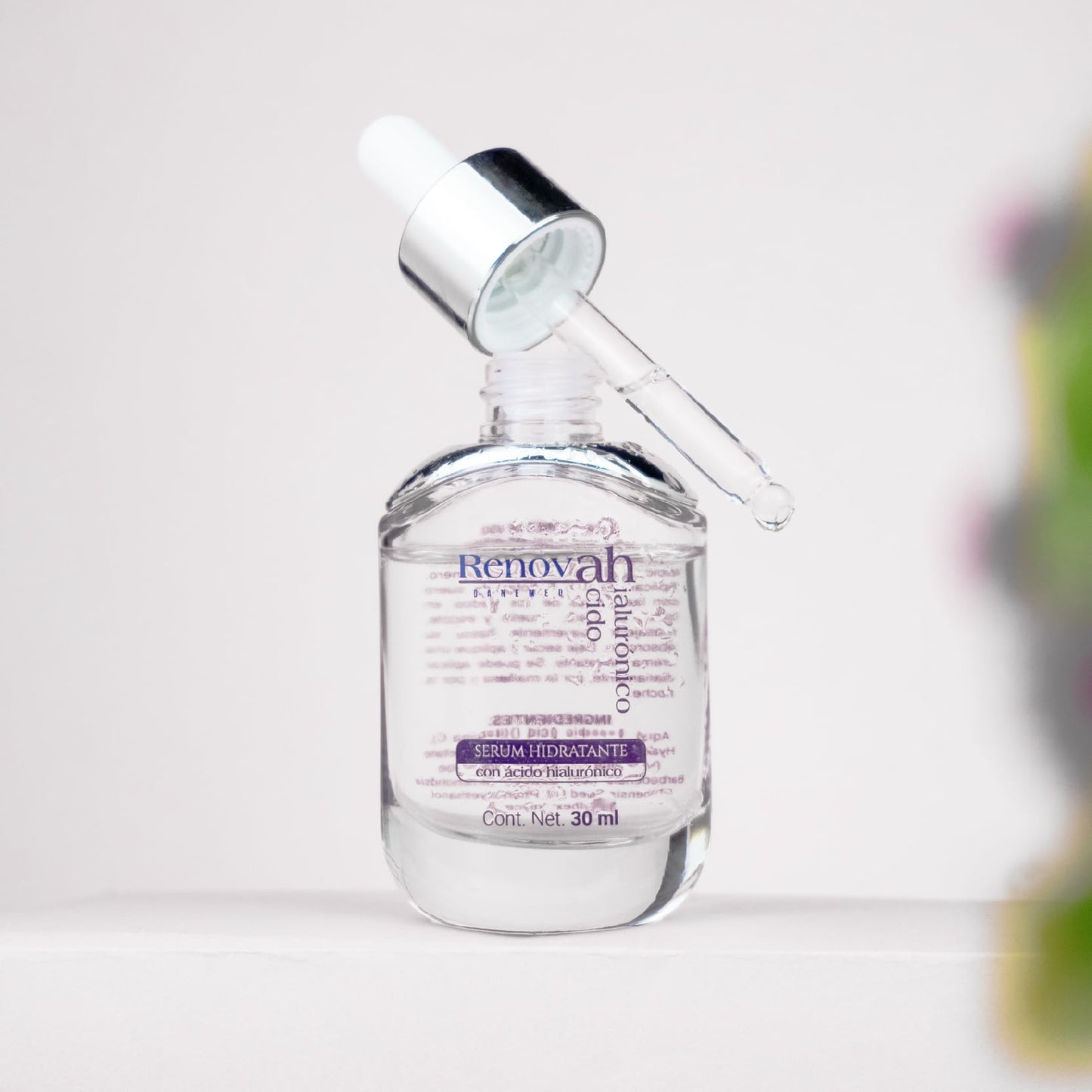RENOVAH Sérum Hidratante con Hialurónico, Niacinamida, Vit-C, Vit-E